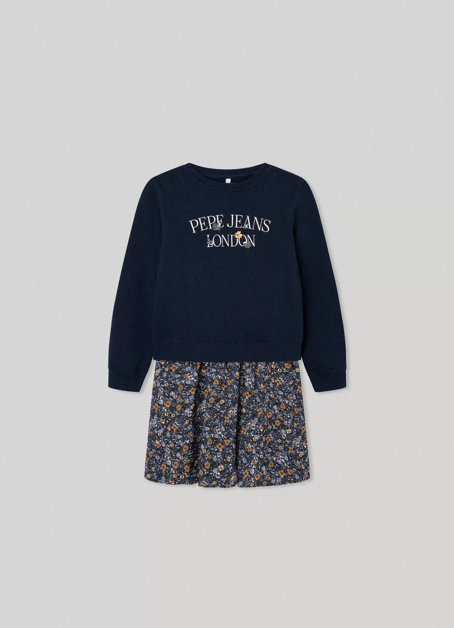 Dresses & Jumpsuits*KIDS Pepe Jeans FLORAL PRINT SWEATSHIRT DRESS Multi