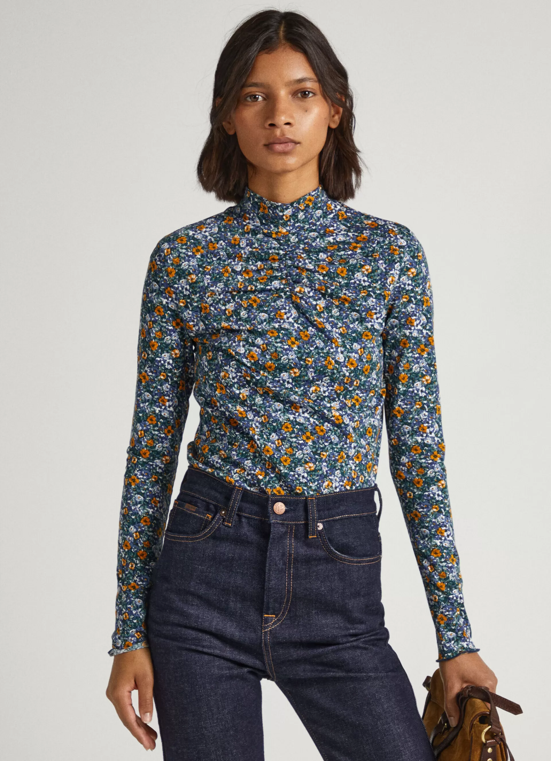 T-shirts*Women Pepe Jeans FLORAL PRINT T-SHIRT Multi