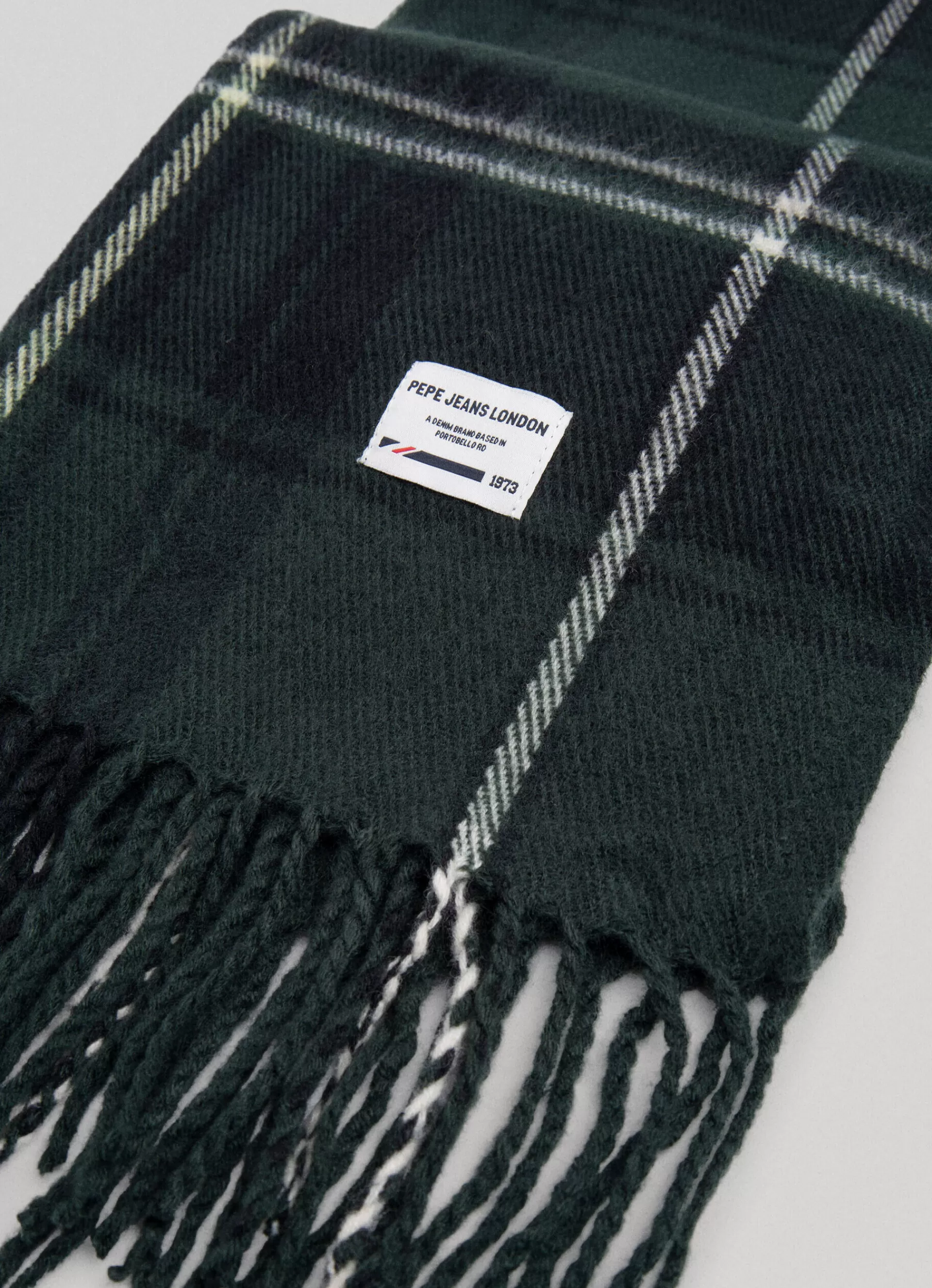 Foulard & Scarves | Scarves*Women | Men Pepe Jeans FLUID FABRIC CHECK SCARF Regent Green- Not Available