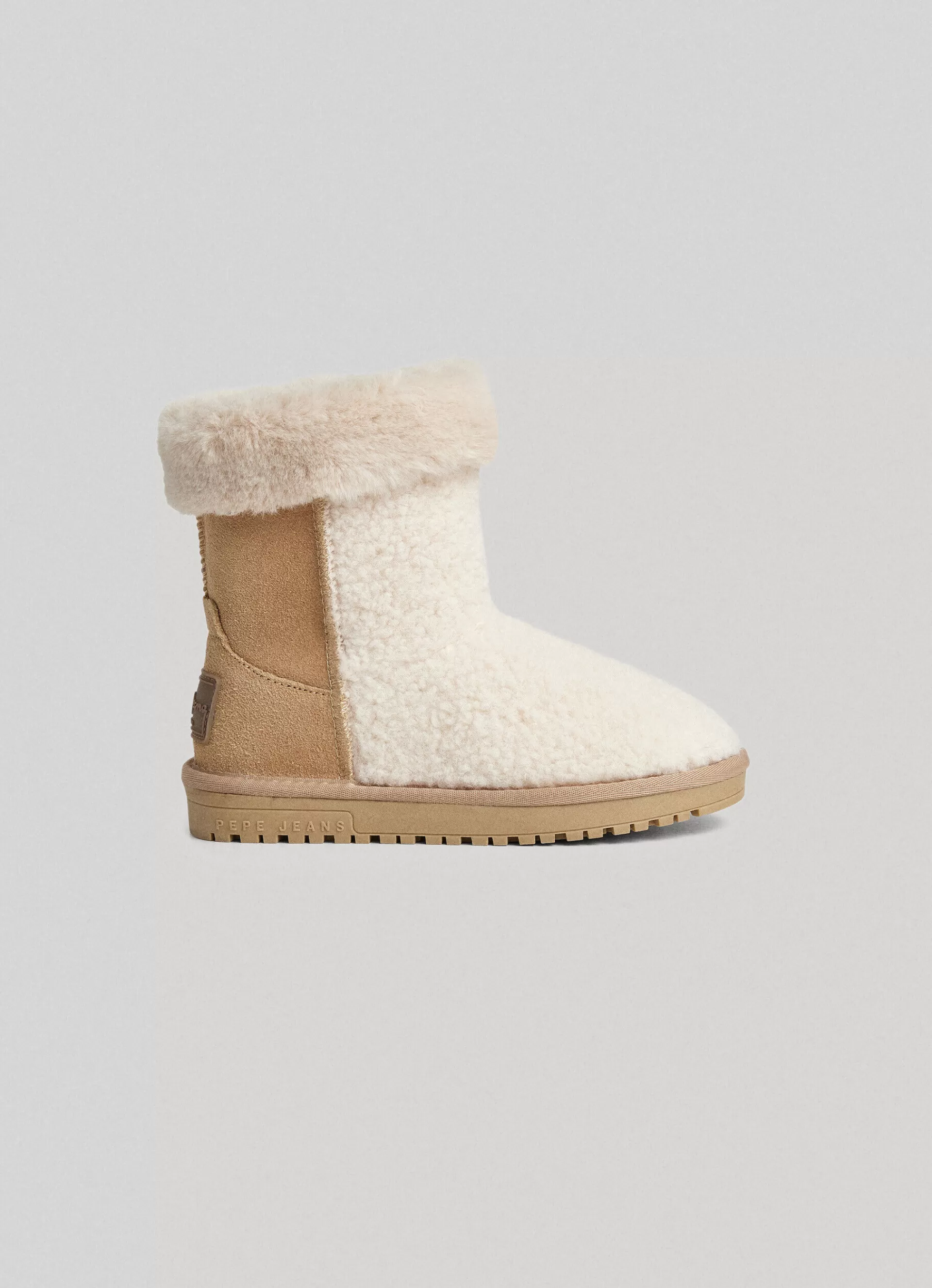 Footwear*KIDS Pepe Jeans FURRY MID-LENGTH BOOTS Beige