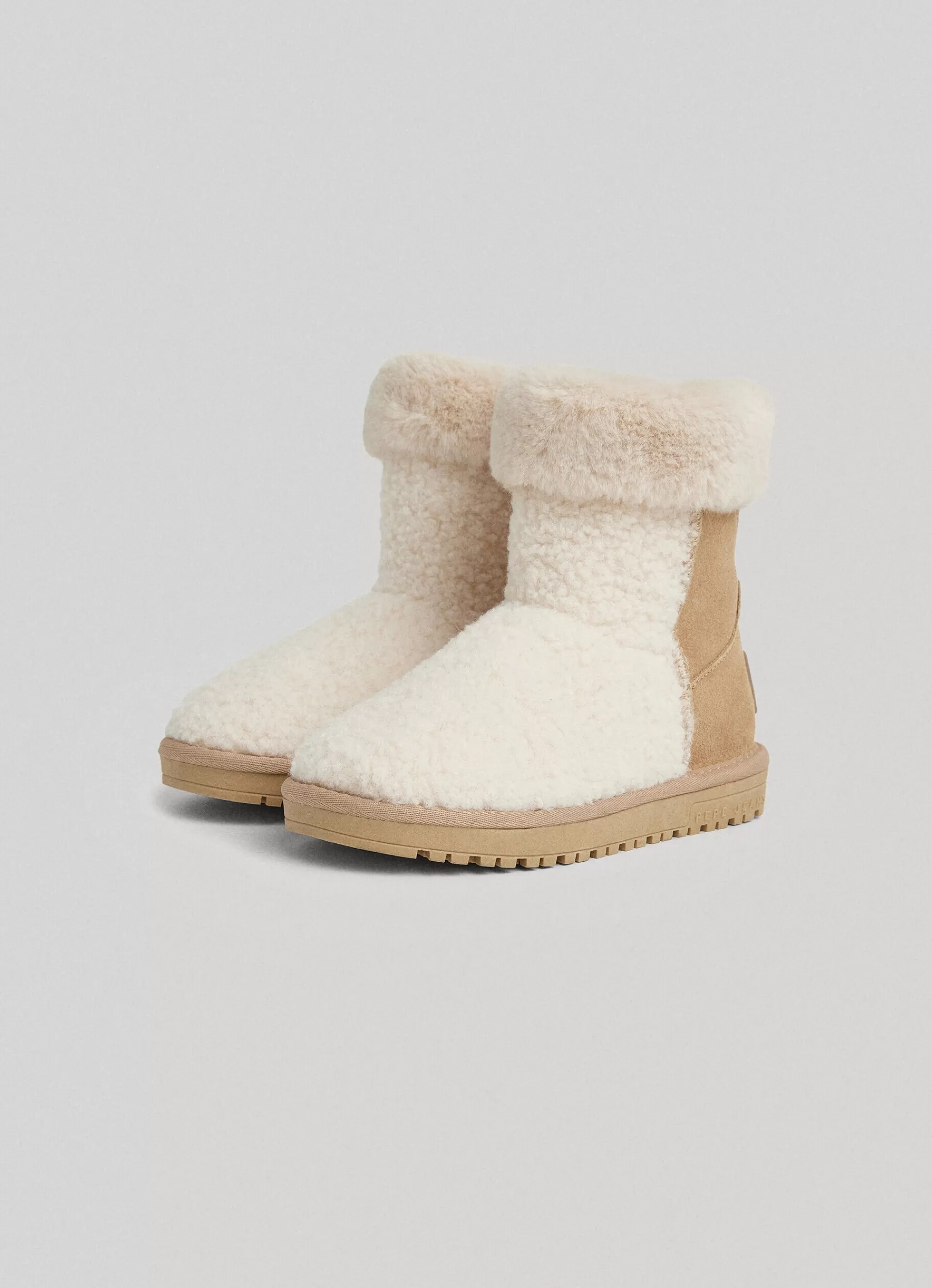 Footwear*KIDS Pepe Jeans FURRY MID-LENGTH BOOTS Beige