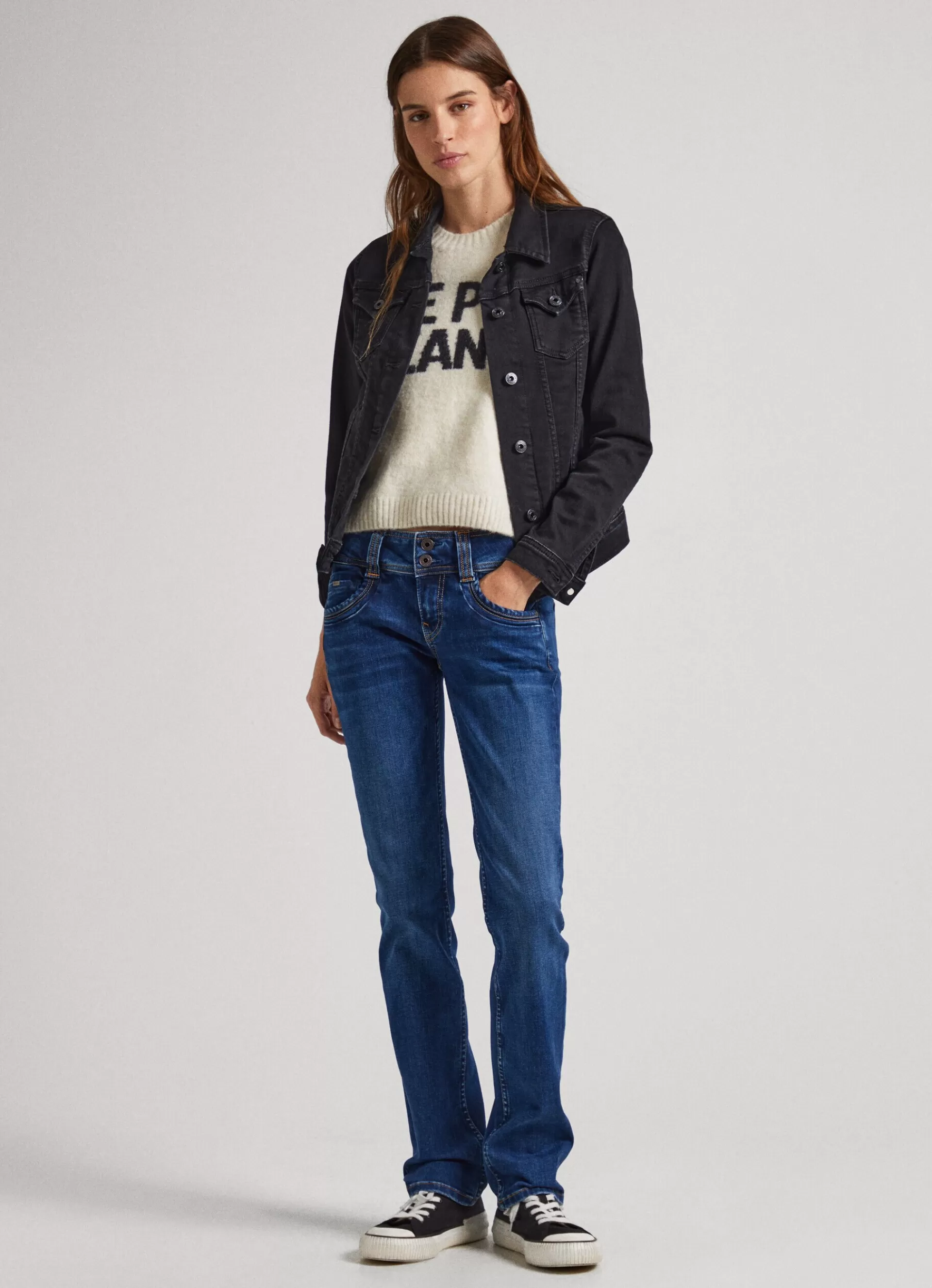 Straight | Jeans*Women Pepe Jeans GEN REGULAR FIT MID-RISE JEANS Denim