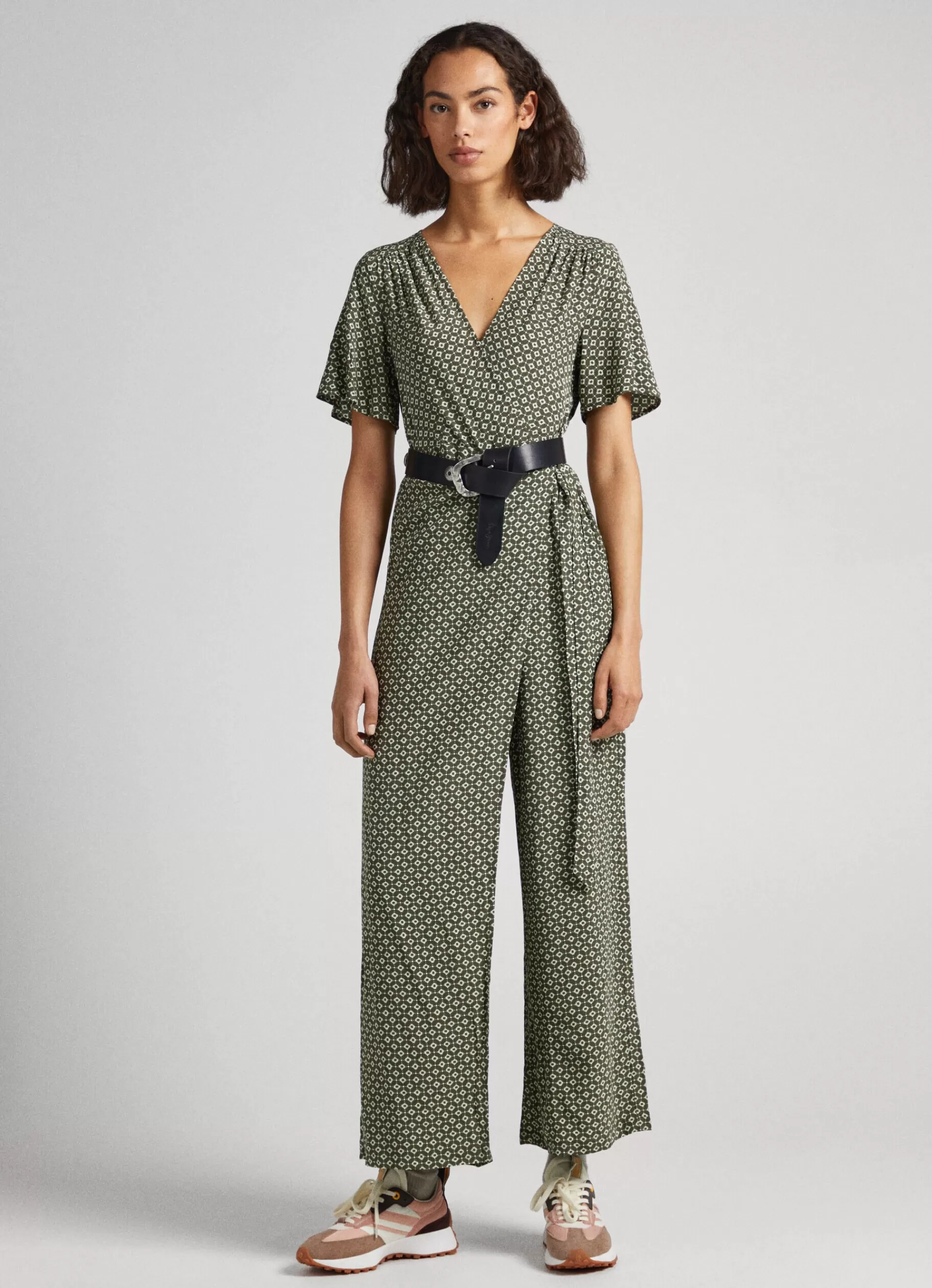 Dresses & Jumpsuits*Women Pepe Jeans GEOMETRIC PRINT JUMPSUIT Multi