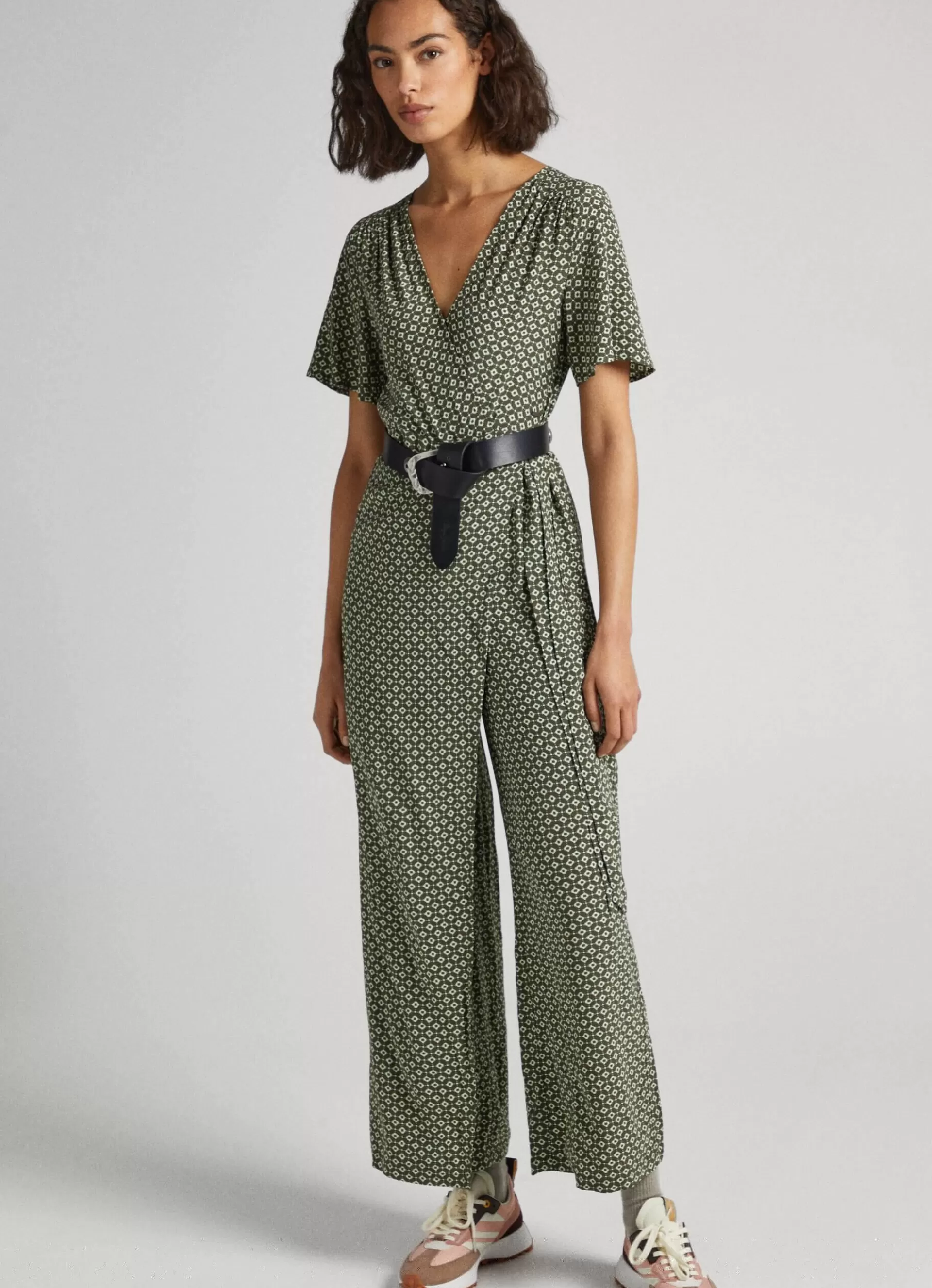 Dresses & Jumpsuits*Women Pepe Jeans GEOMETRIC PRINT JUMPSUIT Multi