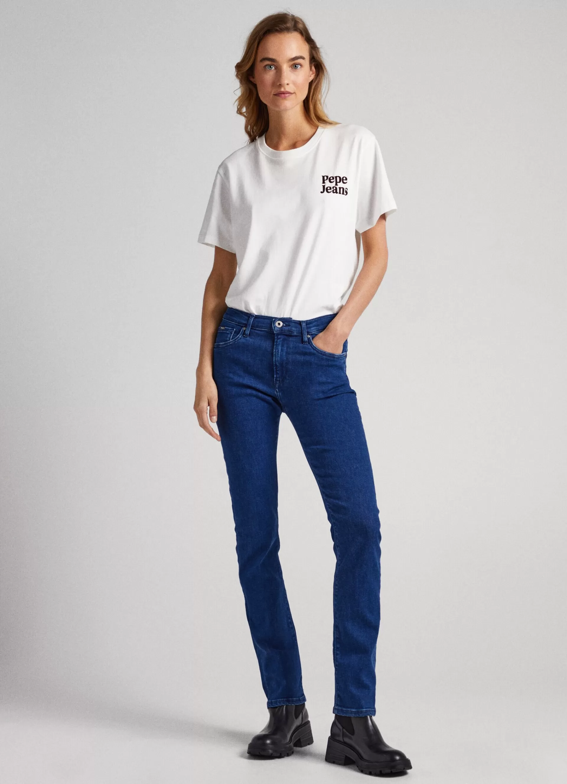 Slim | Jeans*Women Pepe Jeans GRACE SLIM FIT HIGH-RISE JEANS Denim