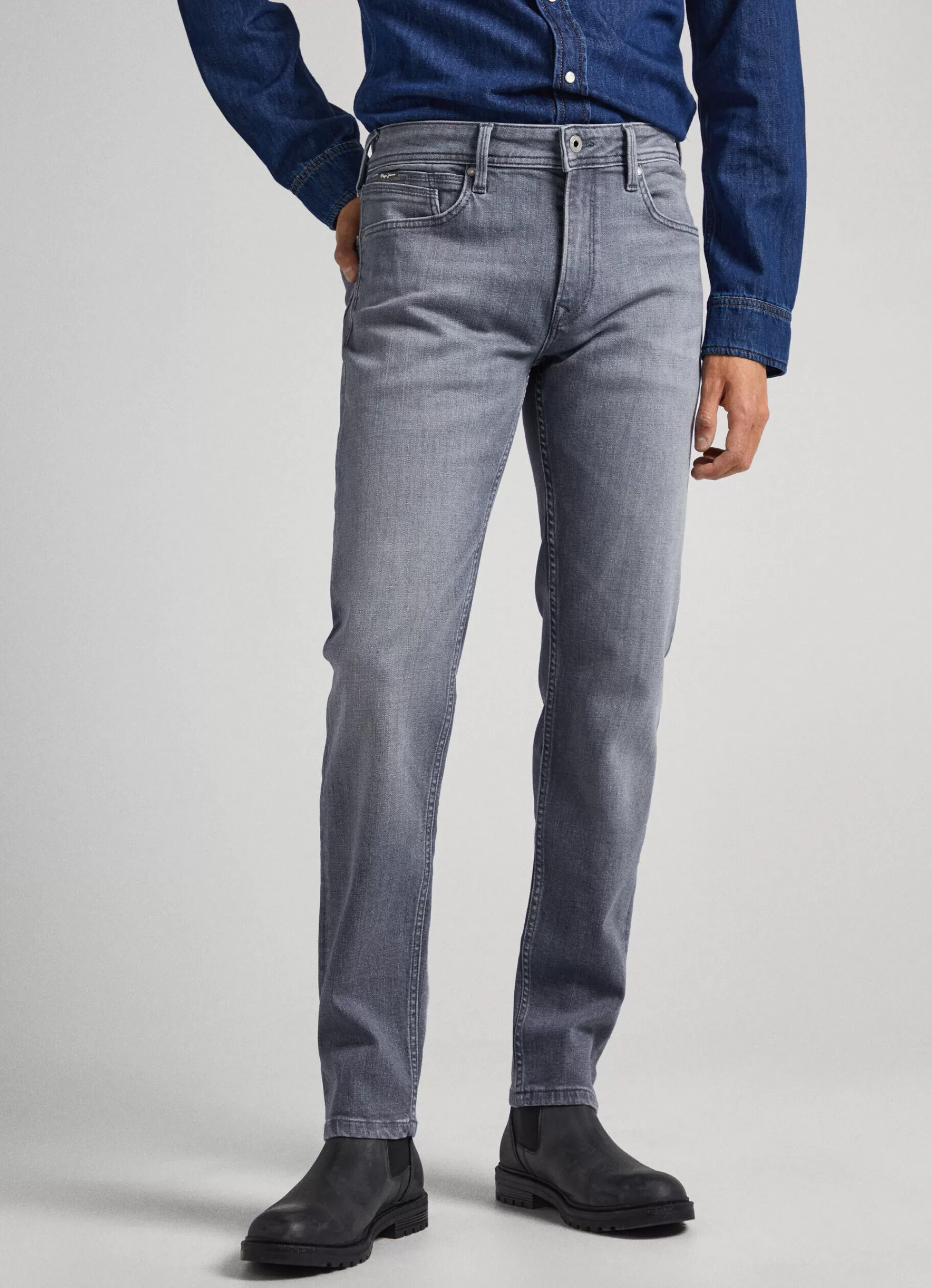 Slim | Jeans*Men Pepe Jeans HATCH REGULAR SLIM FIT MID-RISE JEANS Denim