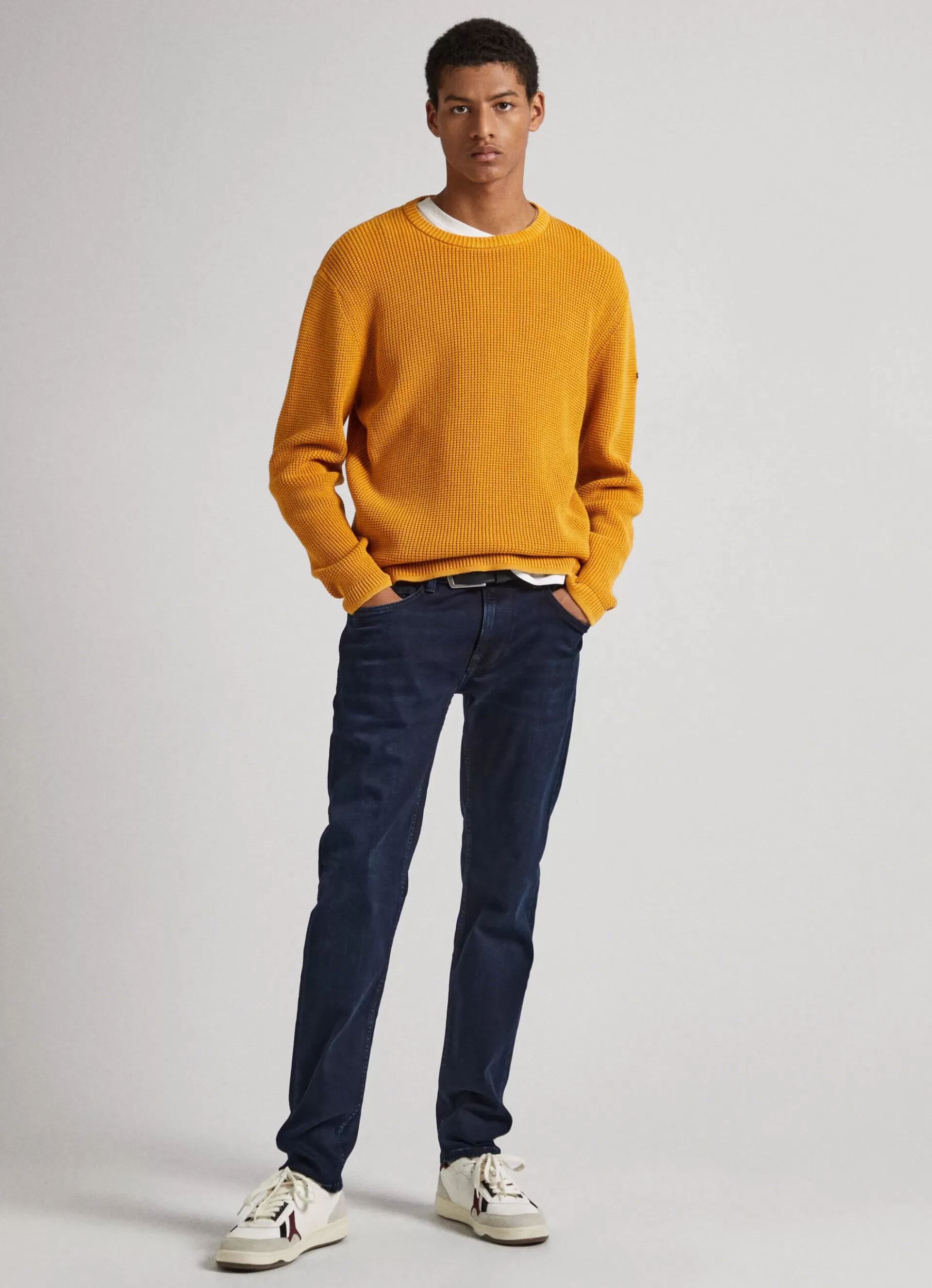 Slim*Men Pepe Jeans HATCH SLIM FIT MID-RISE JEANS Denim