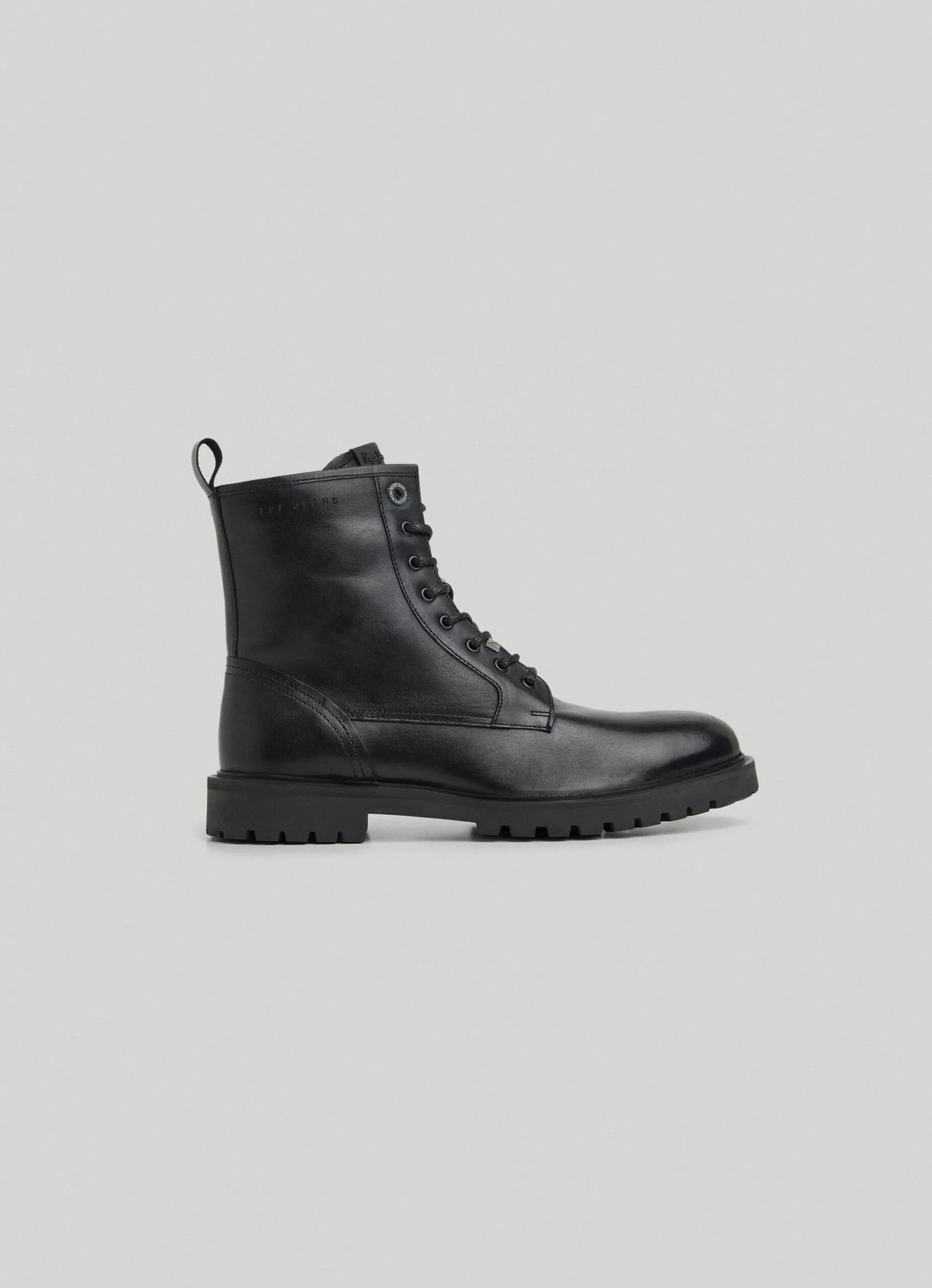 Boots and Shoes*Men Pepe Jeans HIGH LEATHER BOOTS Black