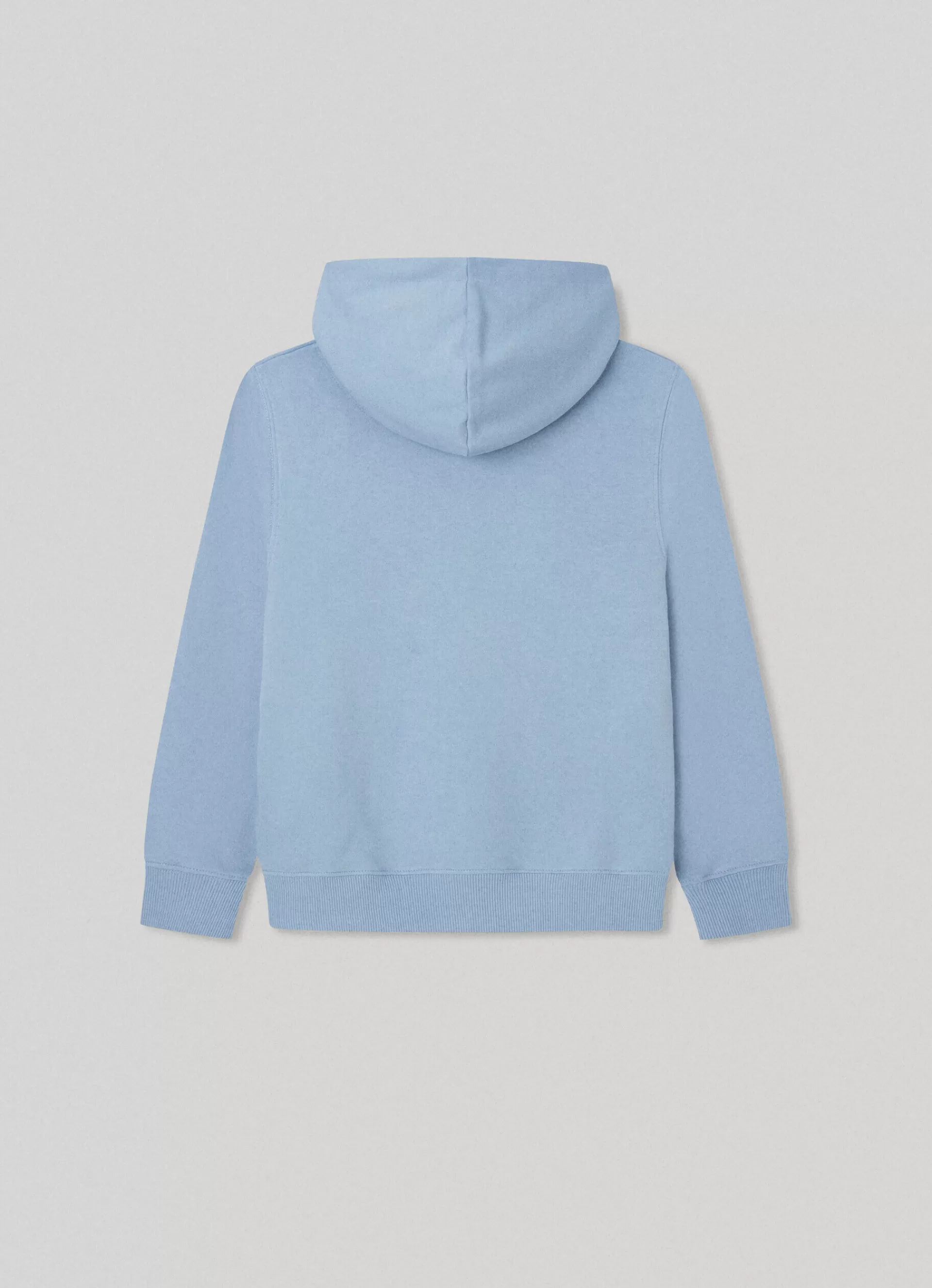 Sweats*KIDS Pepe Jeans HOODIE WITH 3D- EFFECT LOGO Bleach Blue