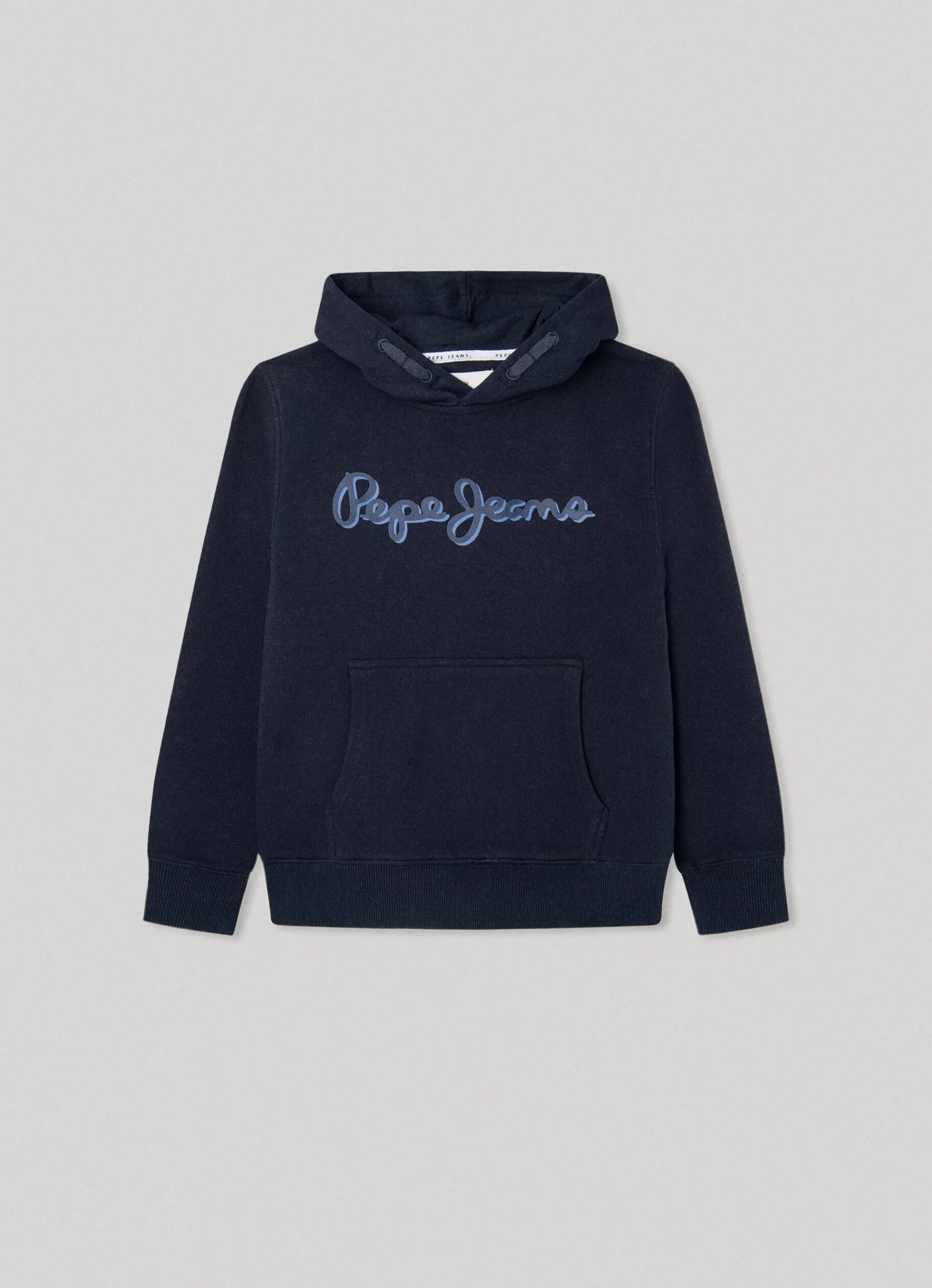 Sweats*KIDS Pepe Jeans HOODIE WITH 3D- EFFECT LOGO Dulwich Blue