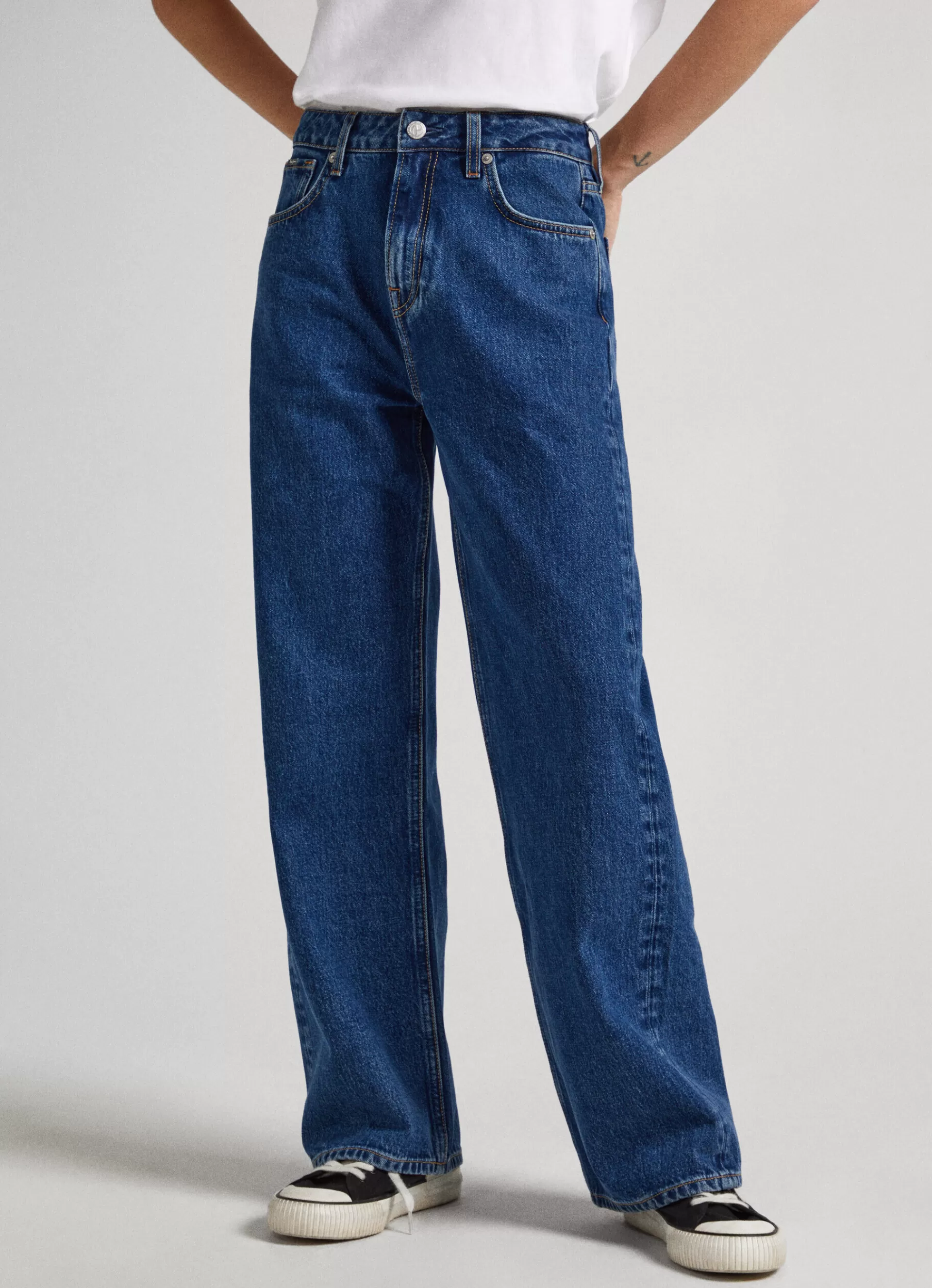 Jeans*Women Pepe Jeans I LOVE LONDON LOOSE FIT JEANS Denim