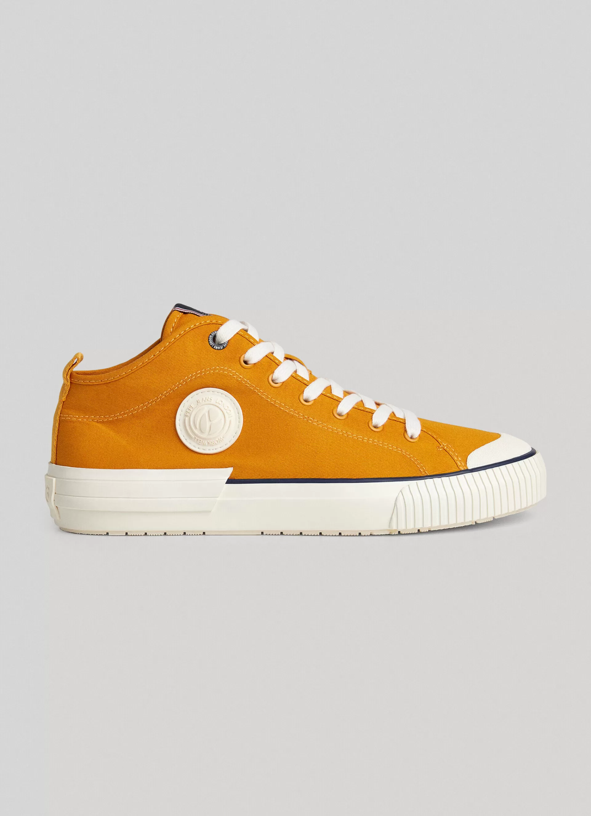 Sneakers*Men Pepe Jeans INDUSTRY BASIC CANVAS TRAINERS Ochre Yellow