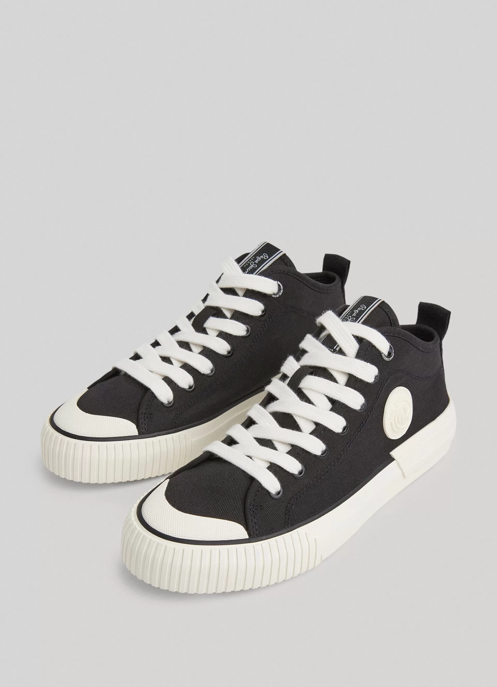 Sneakers*Women Pepe Jeans INDUSTRY BASIC TRAINERS Black