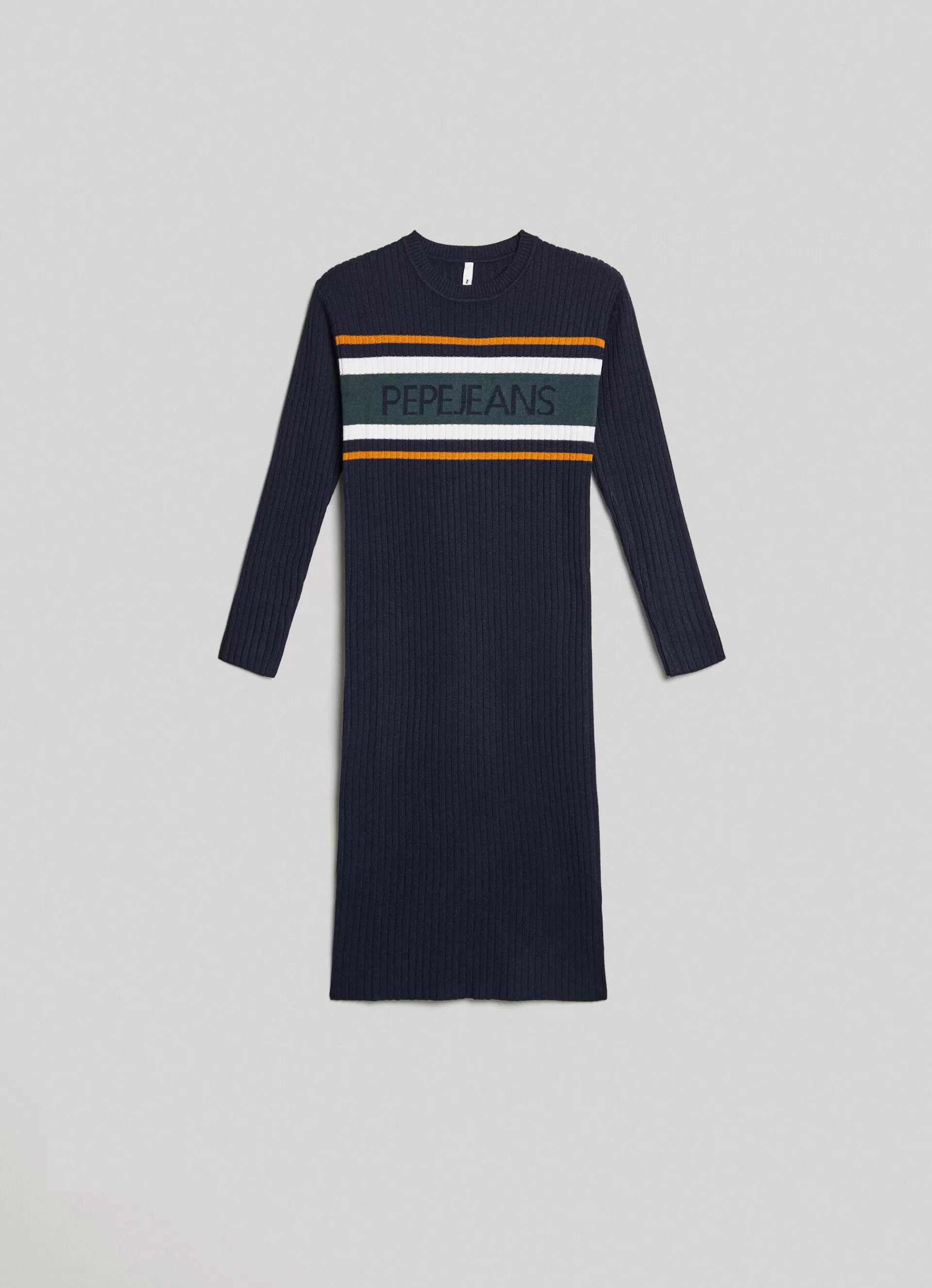 Dresses & Jumpsuits*KIDS Pepe Jeans INTARSIA KNIT DRESS Dulwich Blue