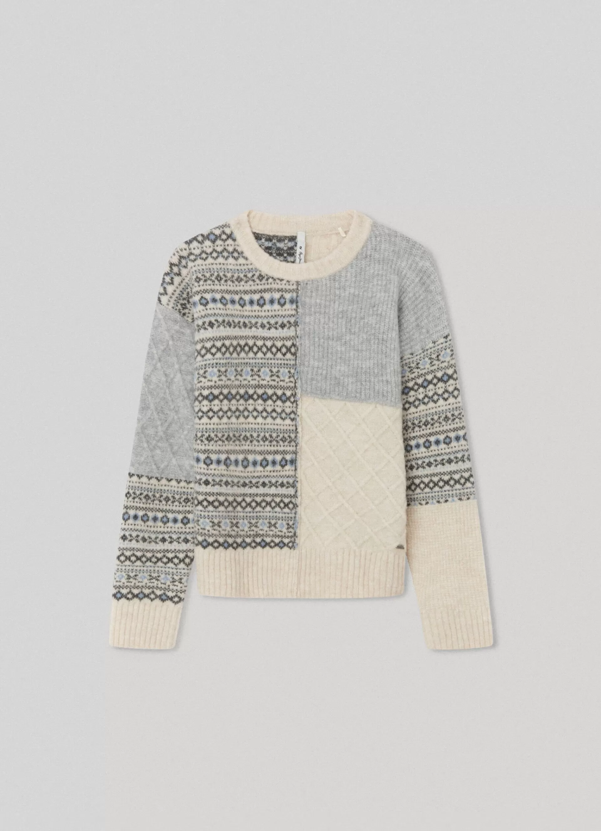 Sweats & Knits*KIDS Pepe Jeans JACQUARD PATCHWORK KNIT Multi