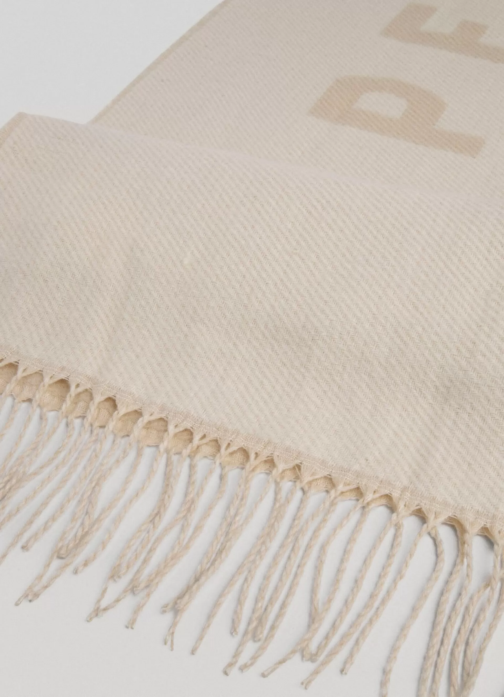 Foulard & Scarves | Scarves*Women | Men Pepe Jeans JACQUARD SCARF Ivory White