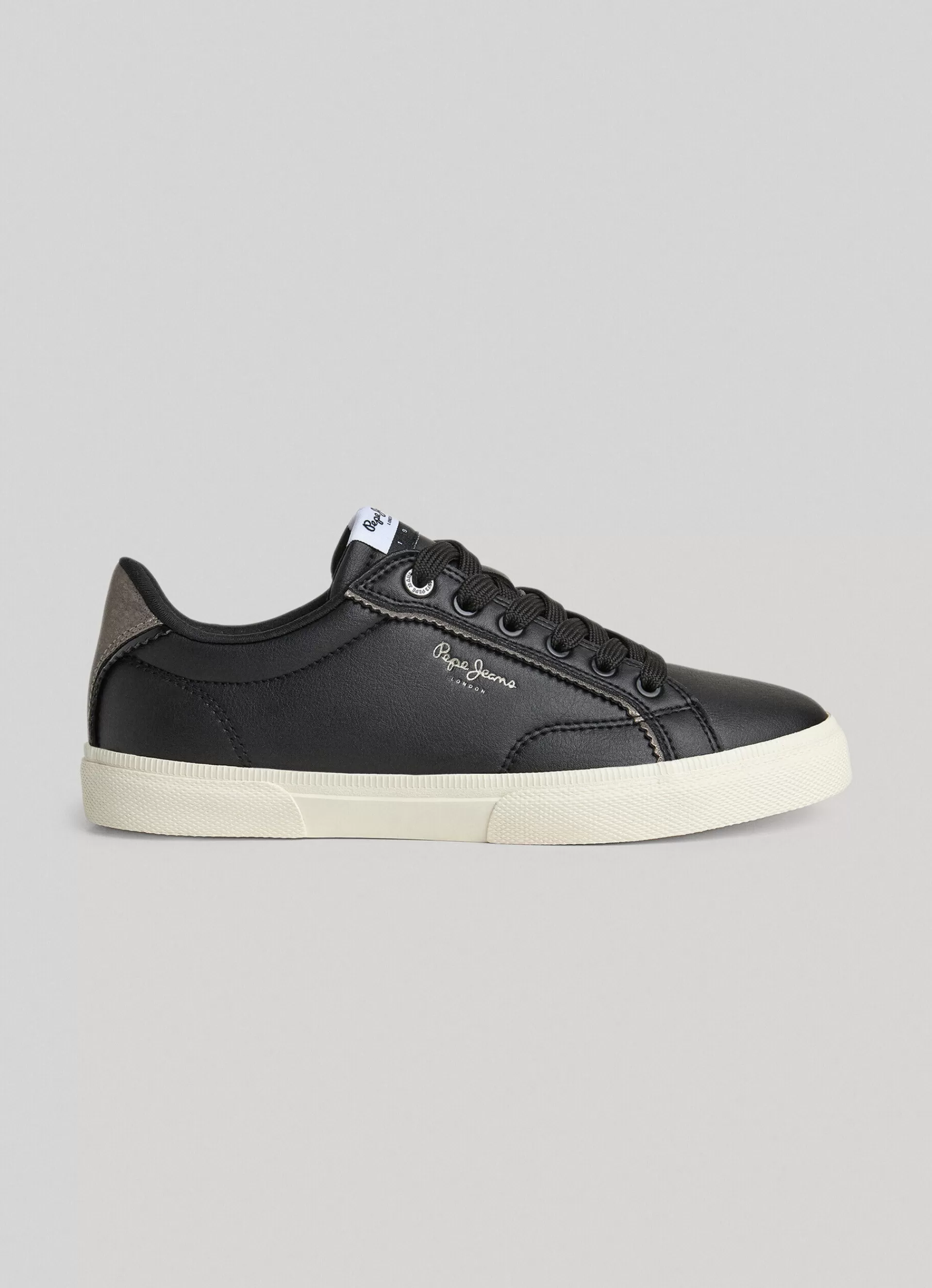 Sneakers*Women Pepe Jeans KENTON YUSTY CLASSIC TRAINERS Black