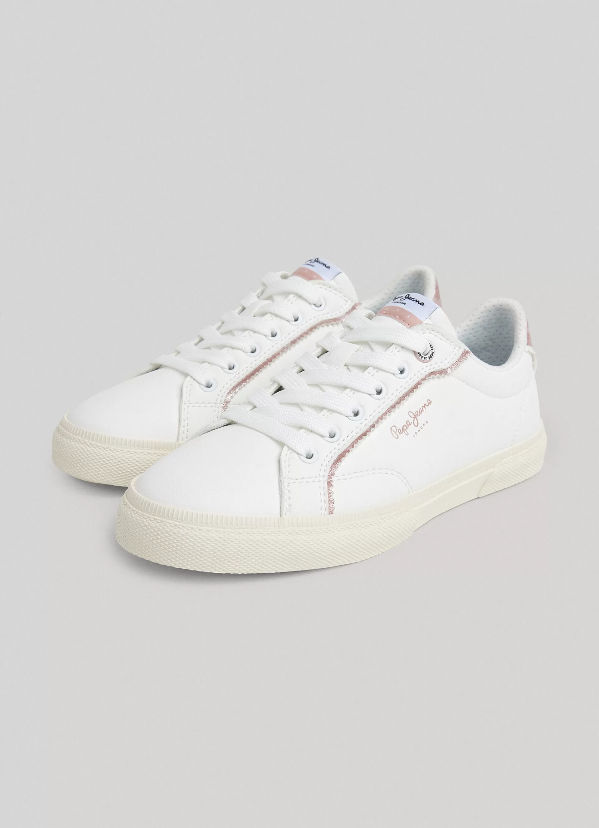 Sneakers*Women Pepe Jeans KENTON YUSTY CLASSIC TRAINERS White