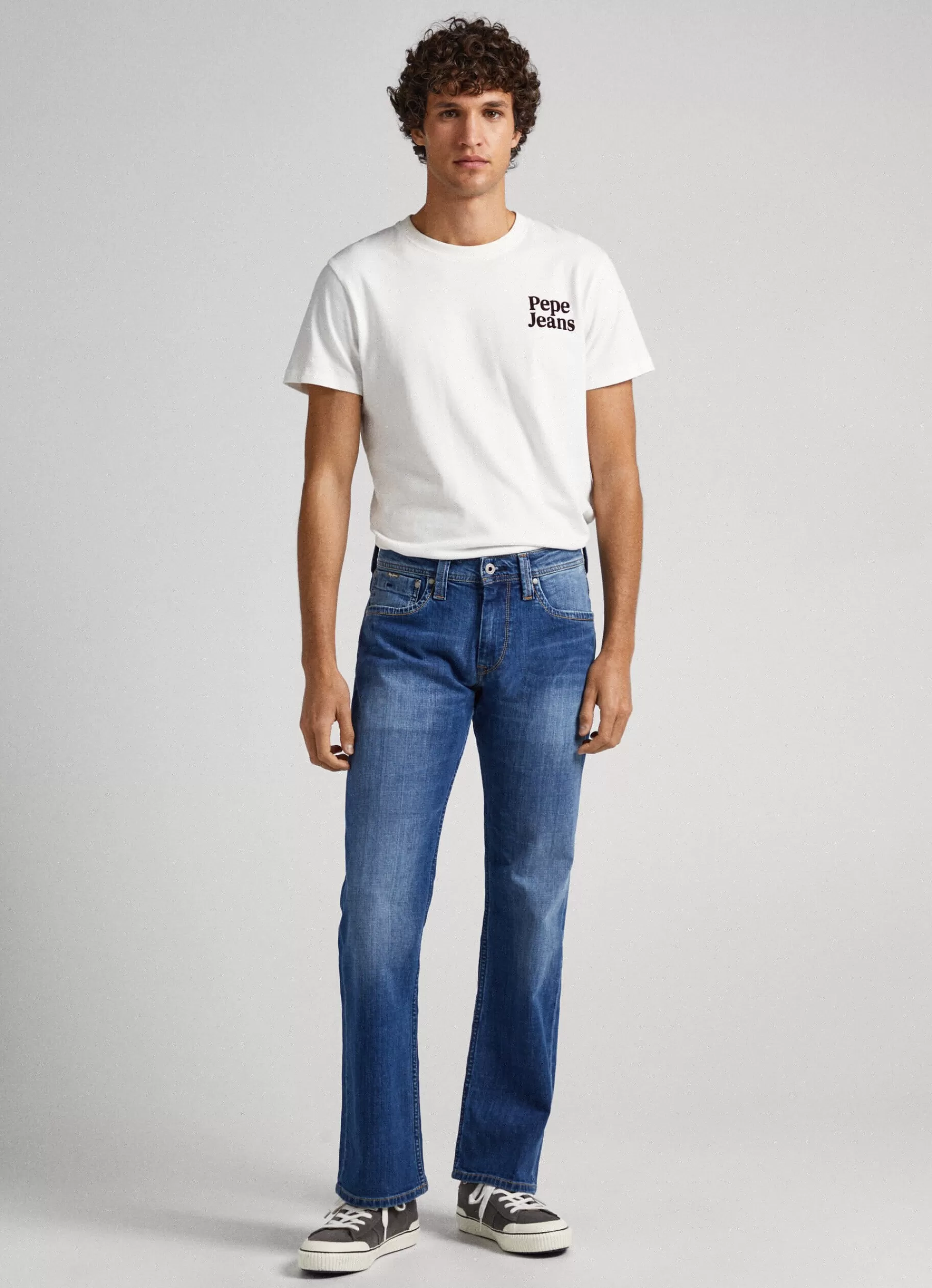 Jeans*Men Pepe Jeans KINGSTON RELAXED FIT MID-RISE JEANS Denim