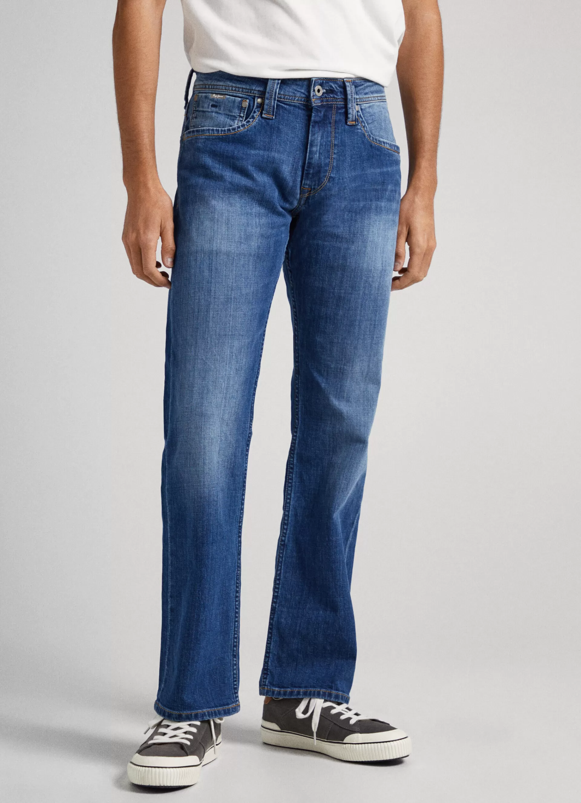 Jeans*Men Pepe Jeans KINGSTON RELAXED FIT MID-RISE JEANS Denim