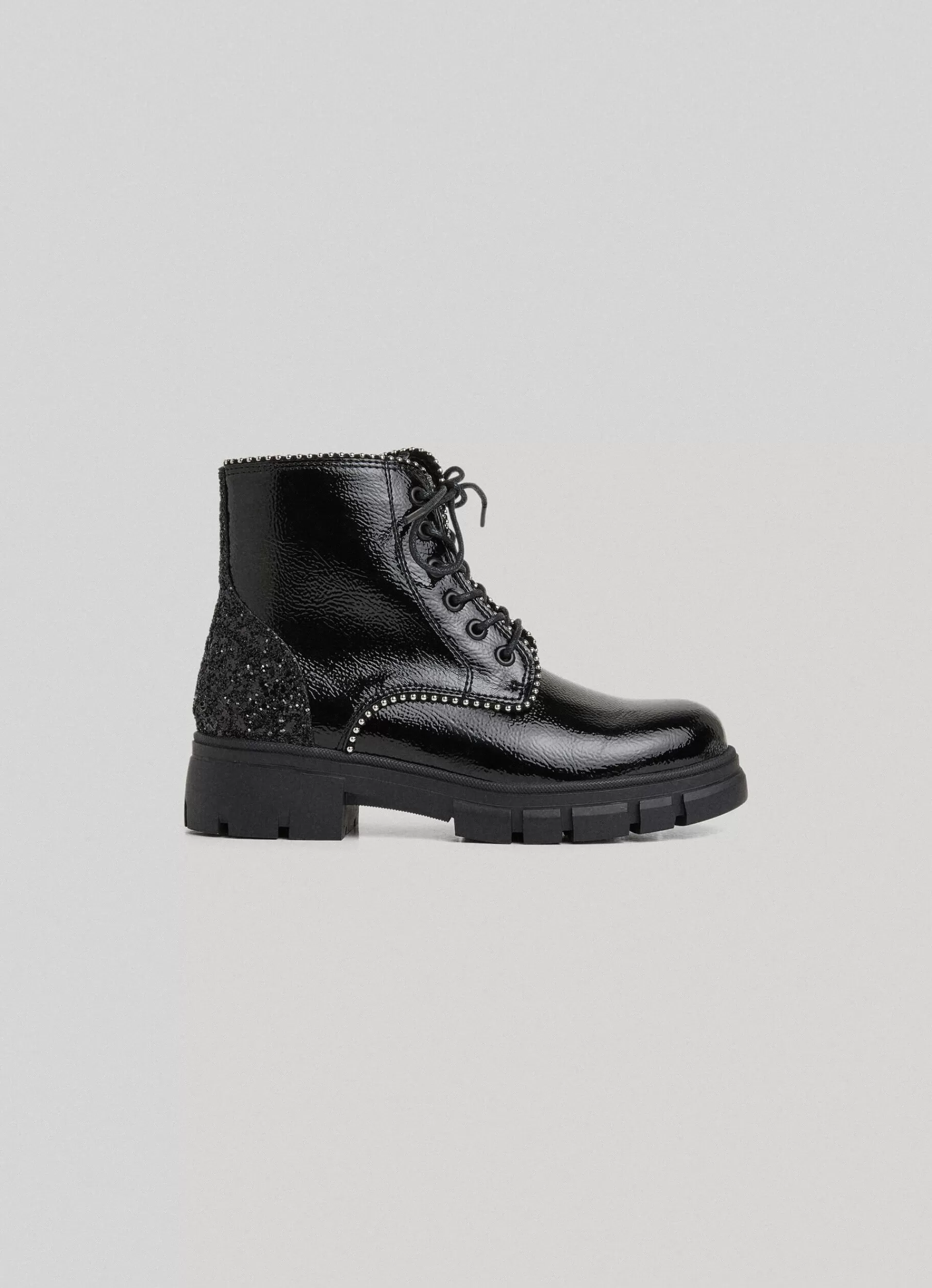 Footwear*KIDS Pepe Jeans LACED ANKLE BOOTS Black