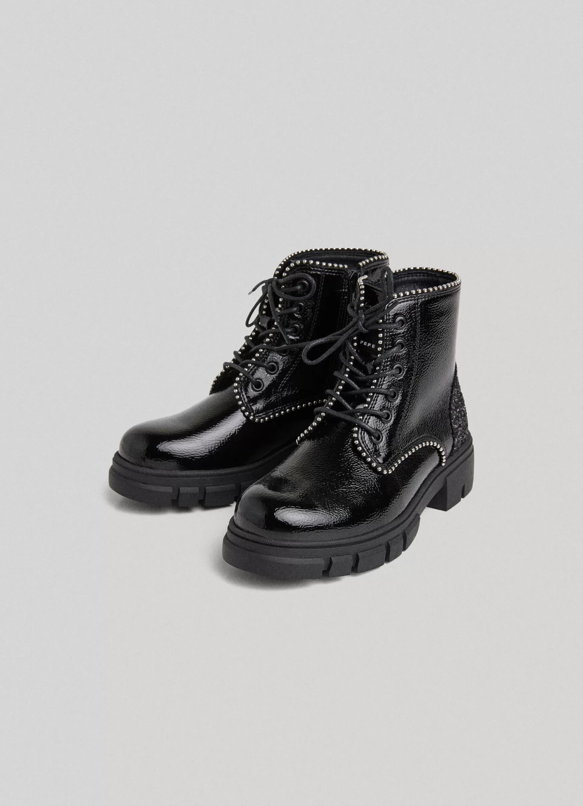 Footwear*KIDS Pepe Jeans LACED ANKLE BOOTS Black