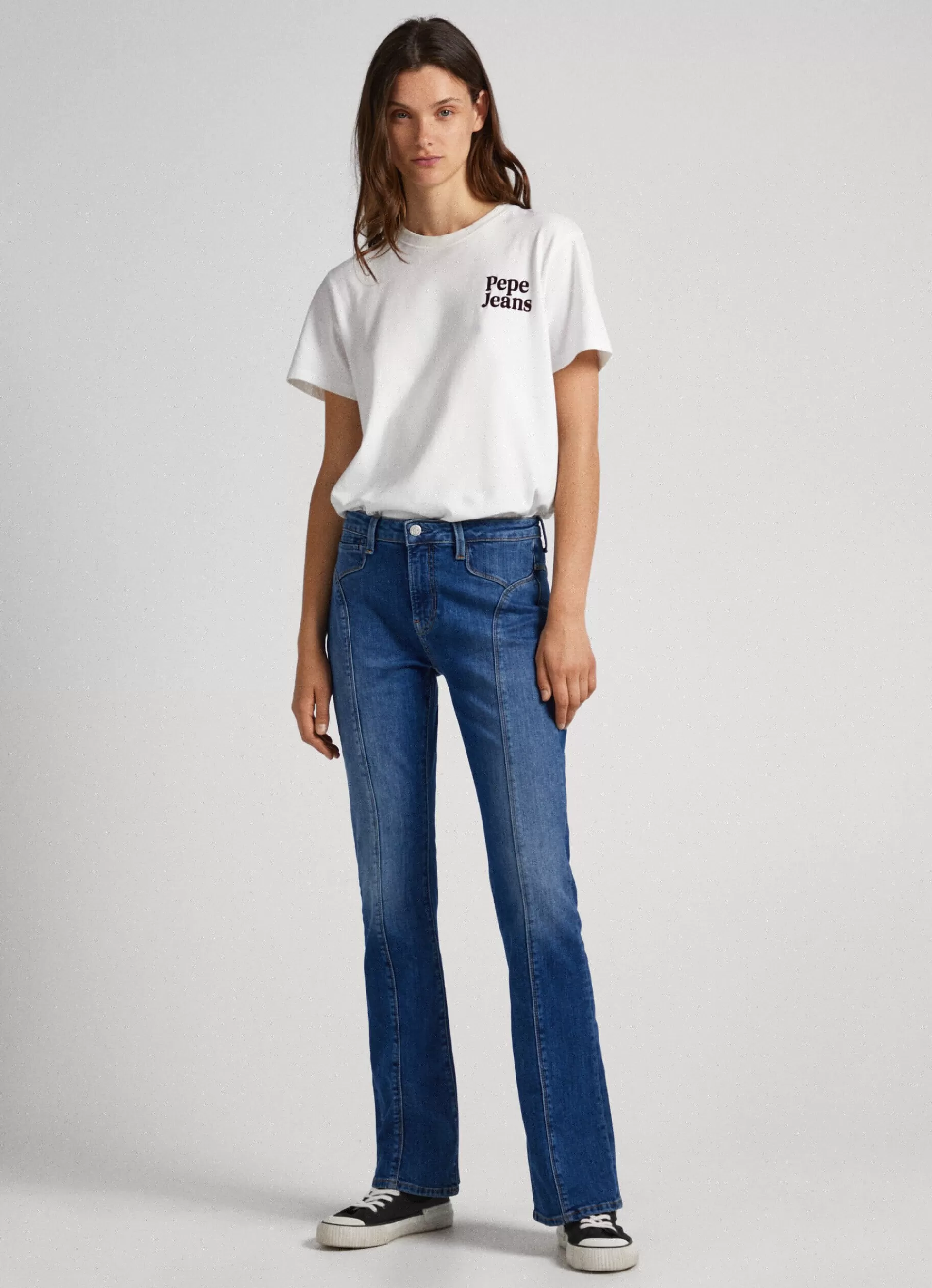 Flare & Bootcut | Jeans*Women Pepe Jeans LENNOX FLARE FIT MID-RISE JEANS Denim