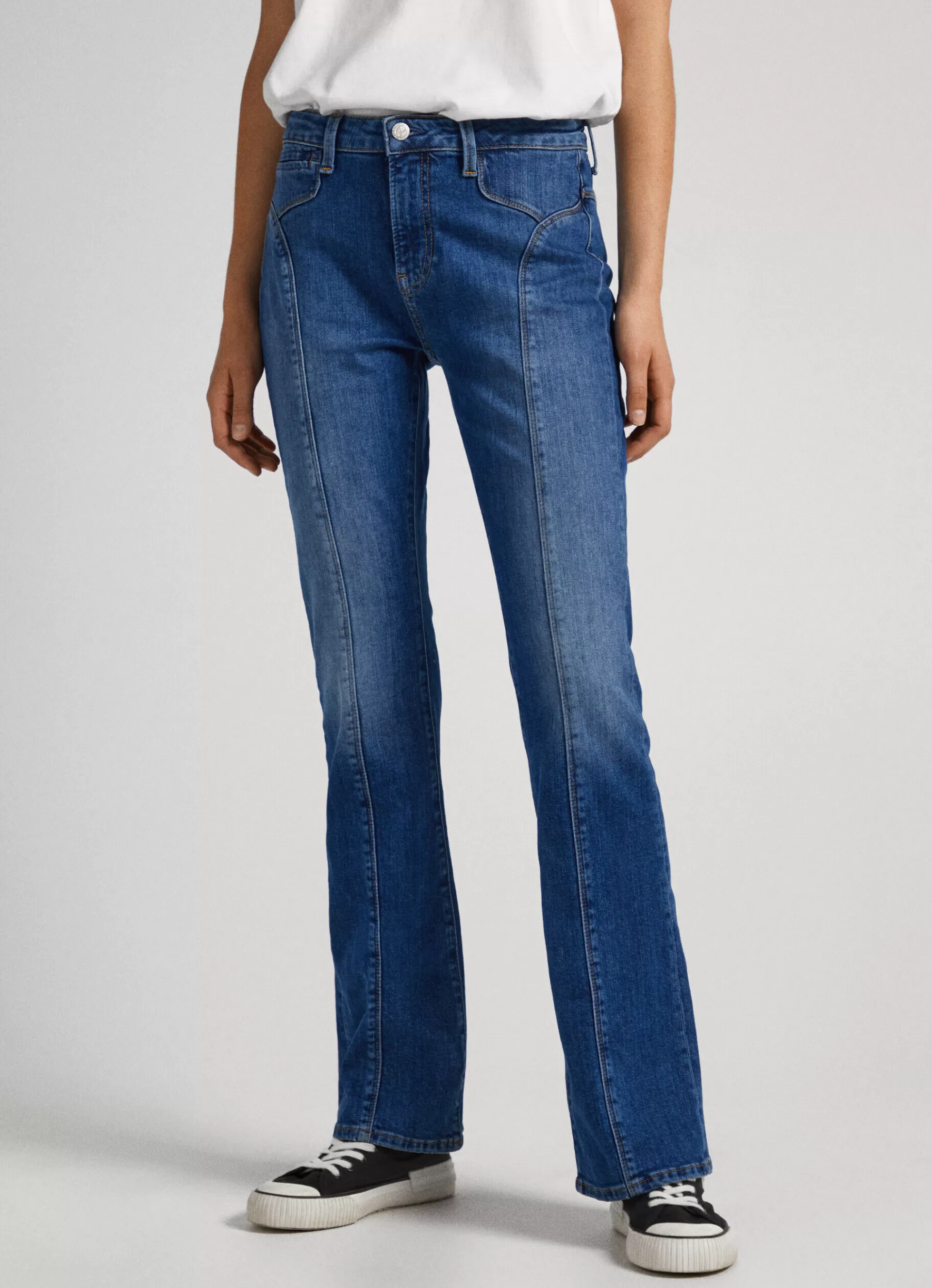 Flare & Bootcut | Jeans*Women Pepe Jeans LENNOX FLARE FIT MID-RISE JEANS Denim