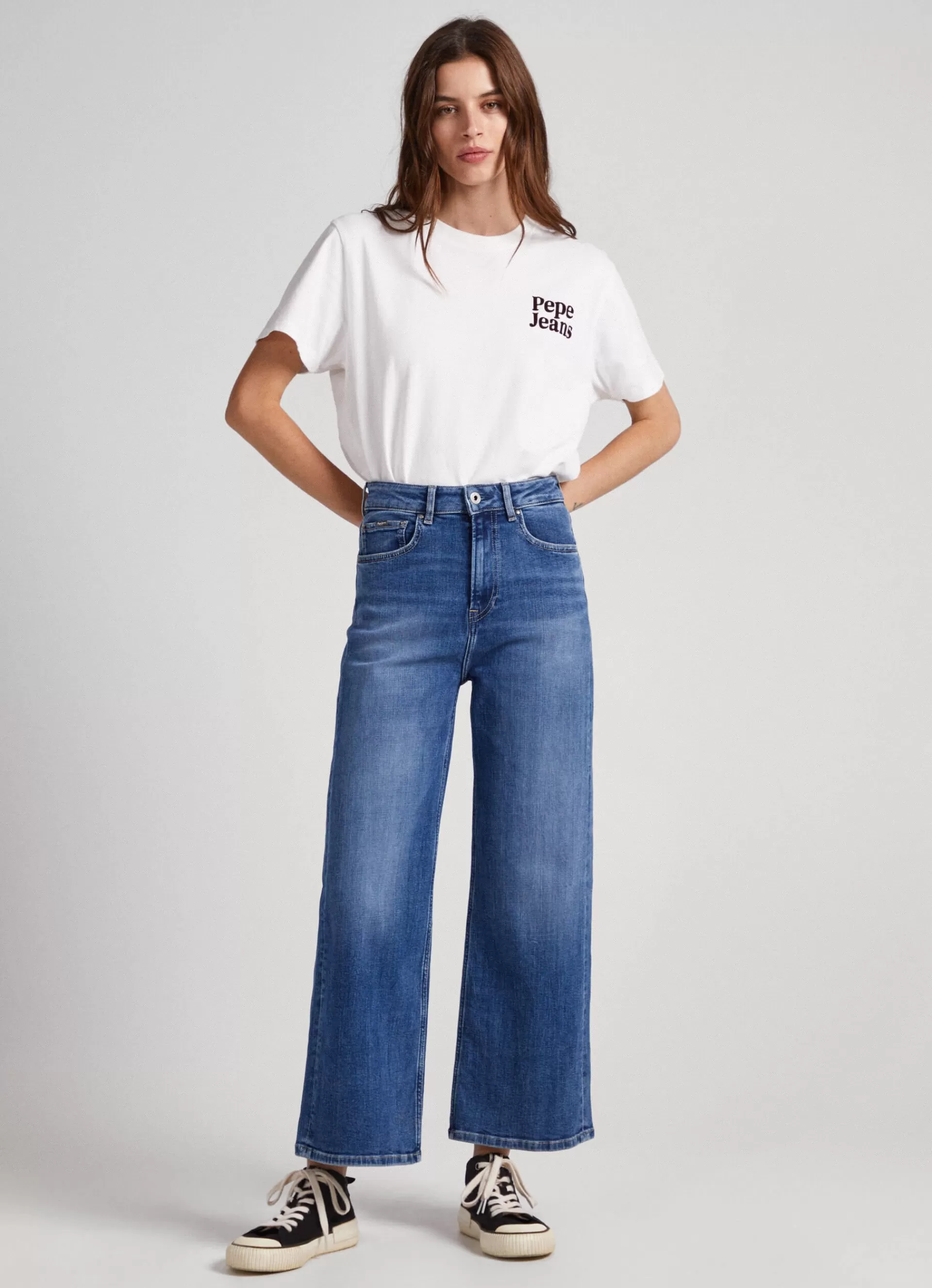 Trends | Jeans*Women Pepe Jeans LEXA SKY WIDE LEG HIGH-RISE JEANS Denim