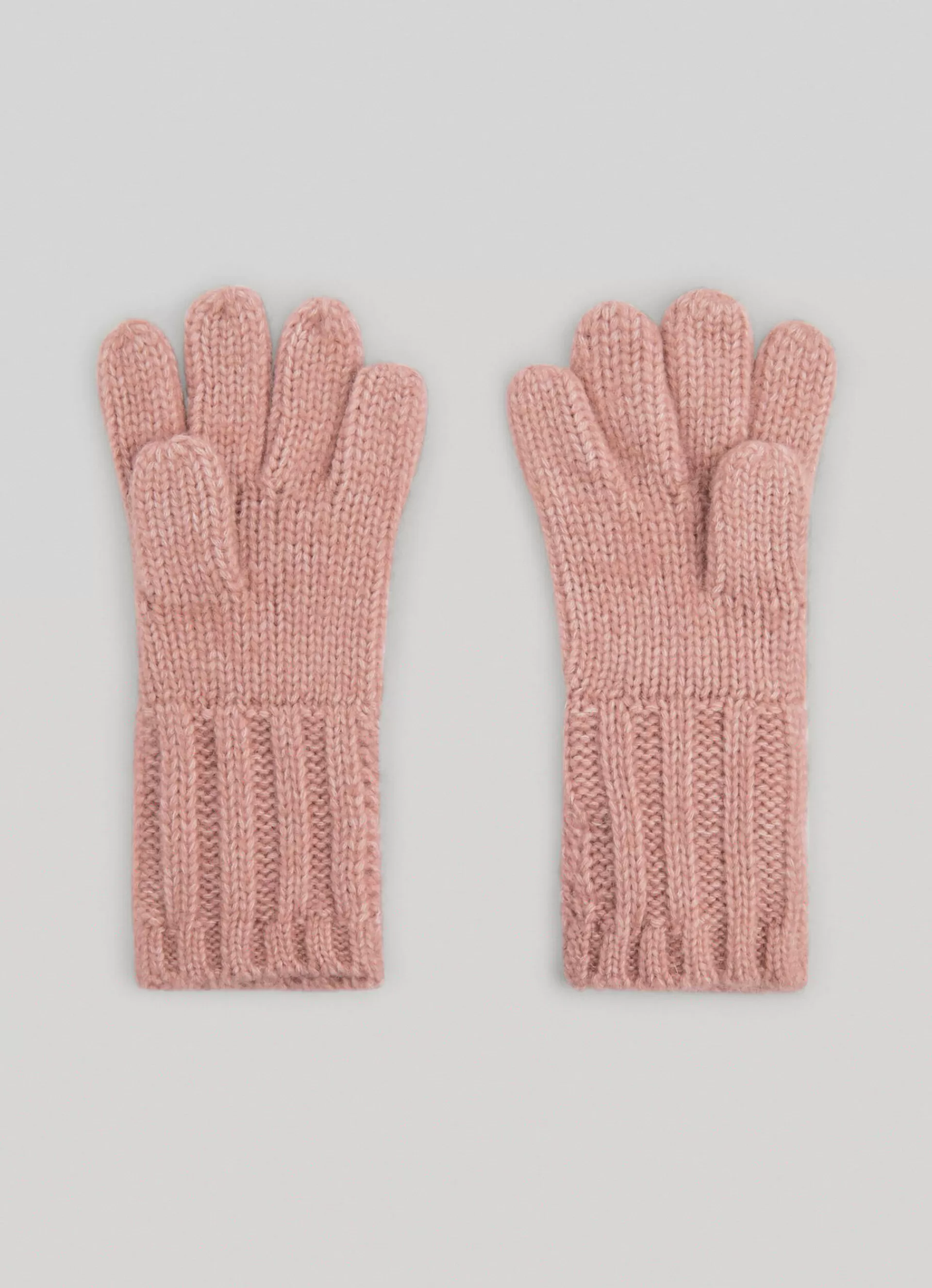 Accessories*KIDS Pepe Jeans LOGO LABEL GLOVES Ash Rose Pink