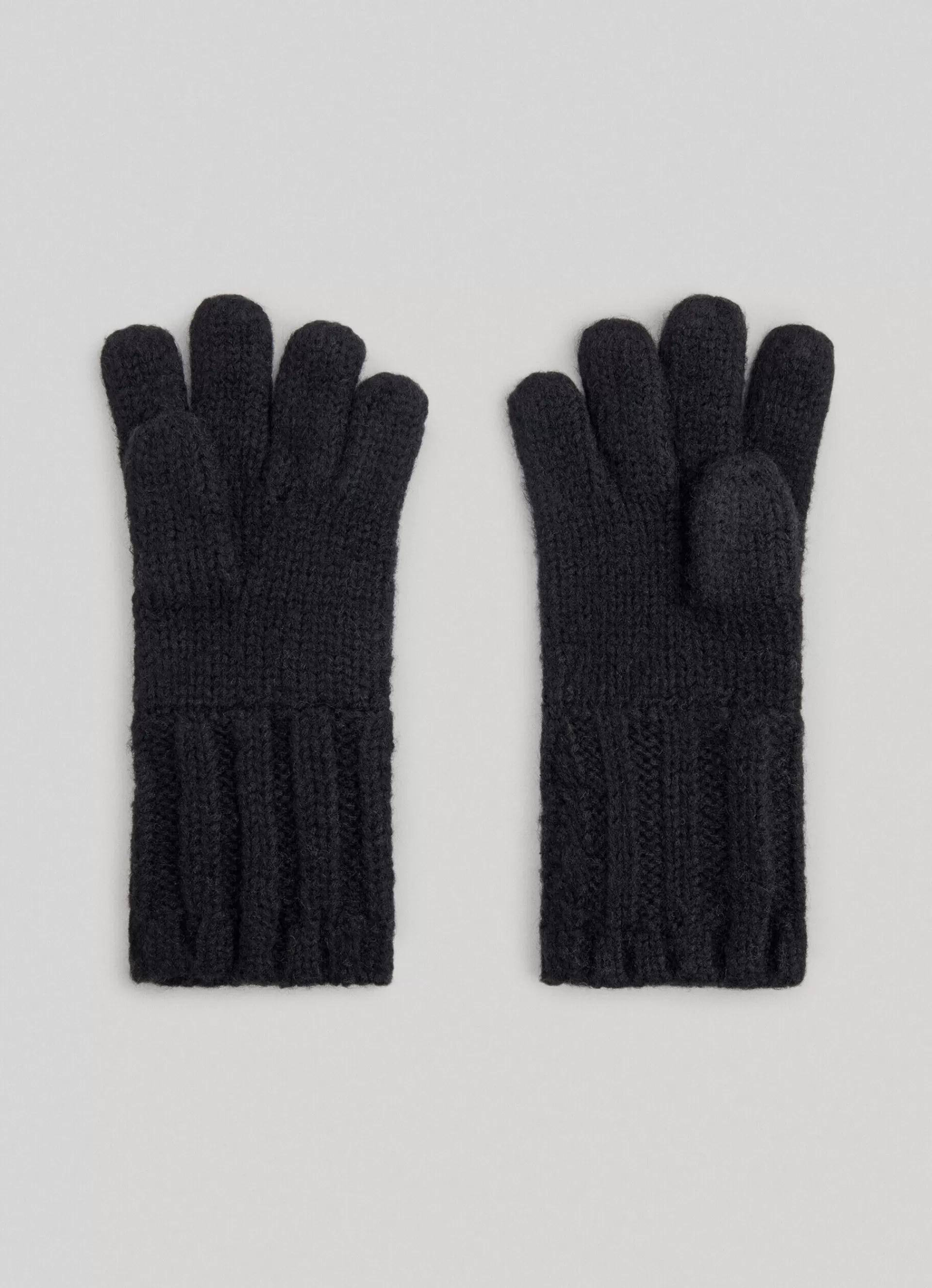 Accessories*KIDS Pepe Jeans LOGO LABEL GLOVES Black