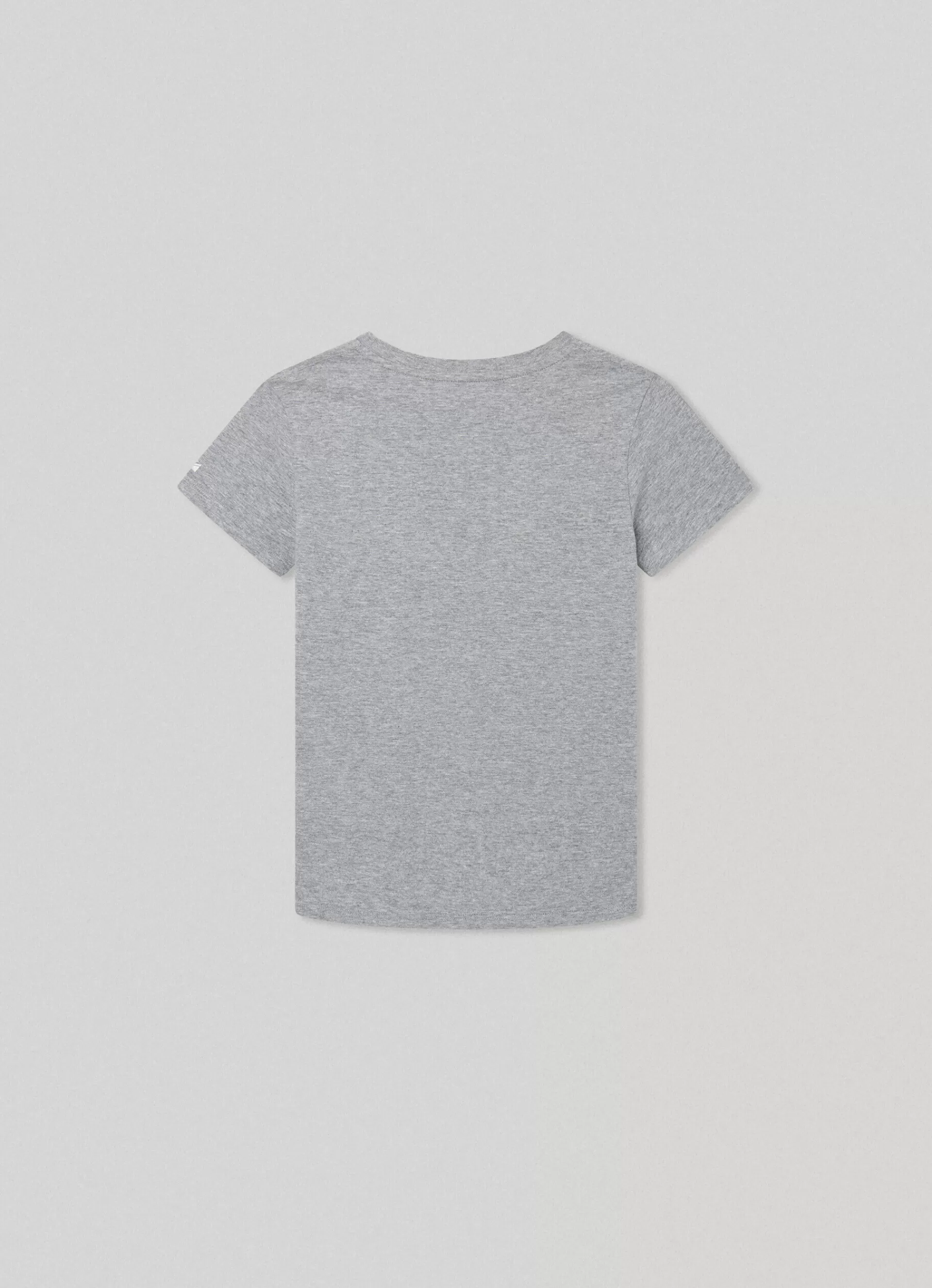 T-shirts*KIDS Pepe Jeans LOGO PRINT T-SHIRT Marl Grey