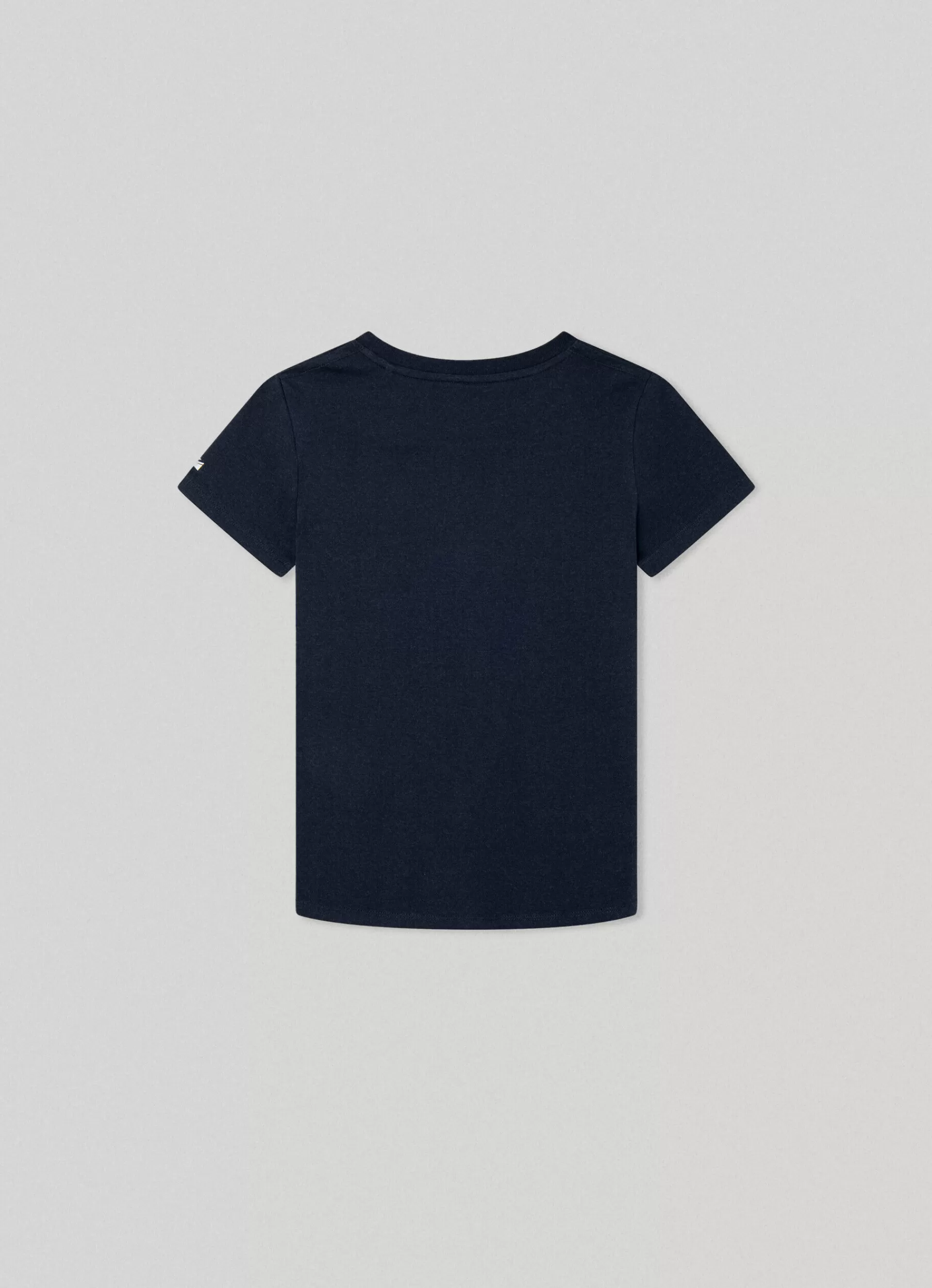 T-shirts*KIDS Pepe Jeans LOGO PRINT T-SHIRT Dulwich Blue