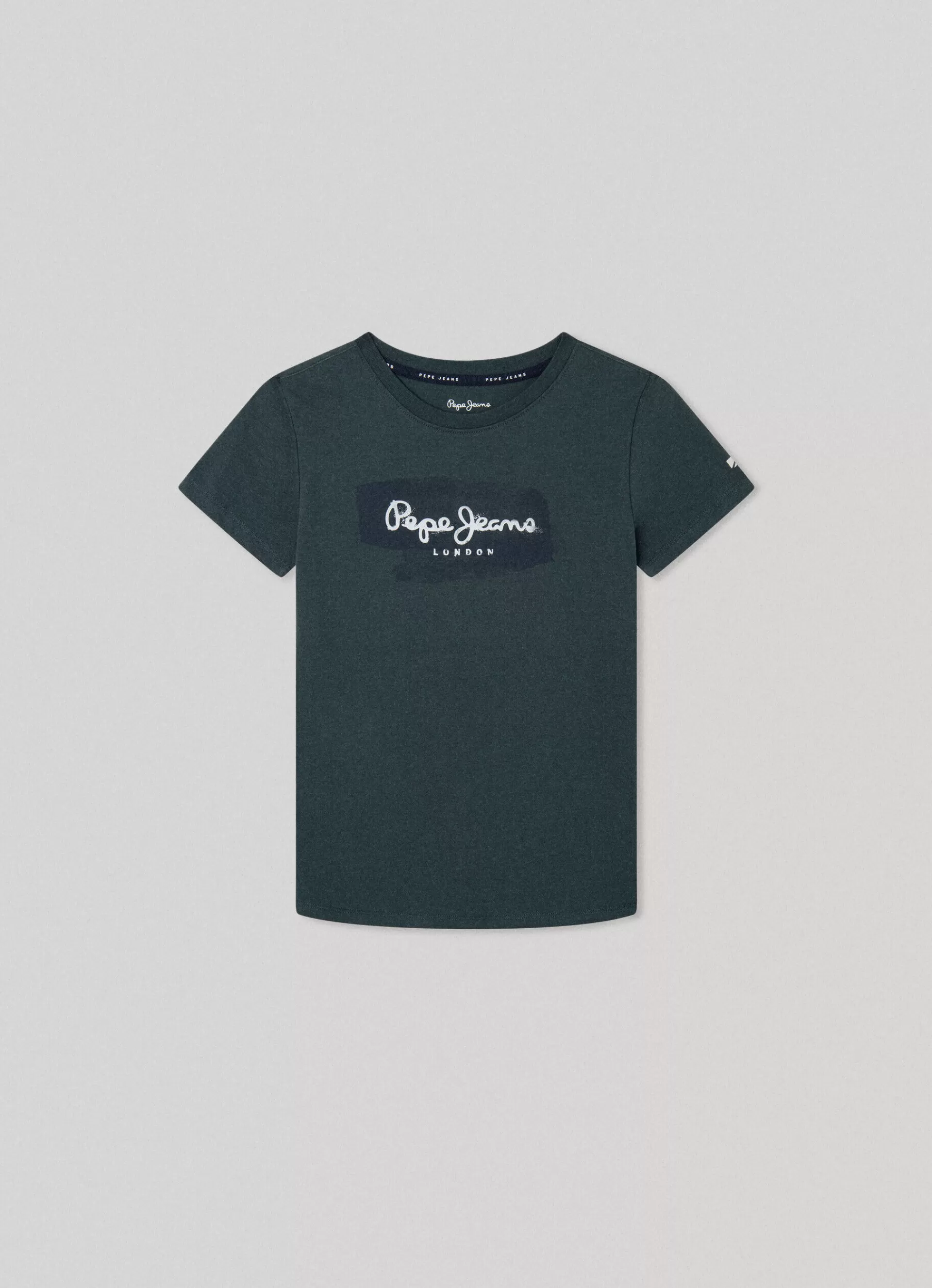 T-shirts*KIDS Pepe Jeans LOGO PRINT T-SHIRT Regent Green