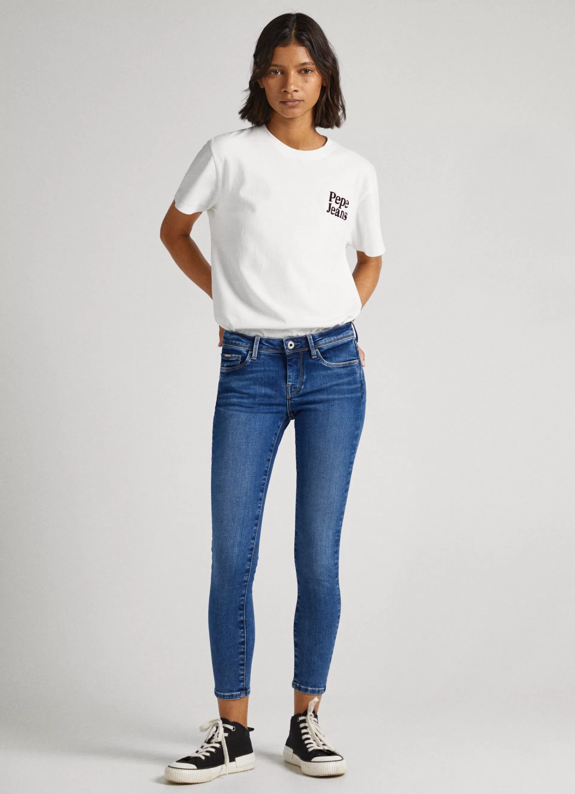 Skinny | Jeans*Women Pepe Jeans LOLA SKINNY FIT MID-RISE JEANS Denim