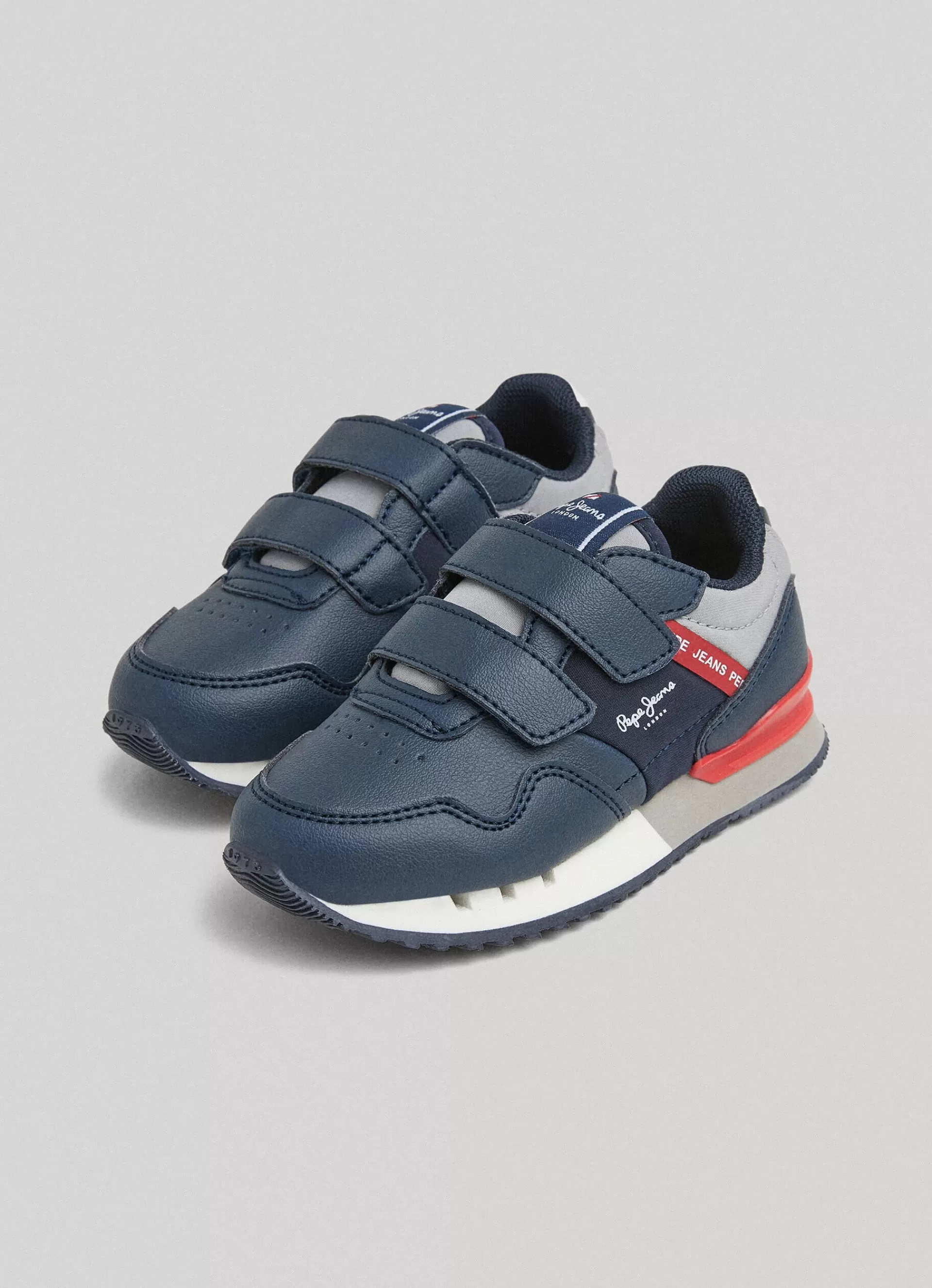 Footwear*KIDS Pepe Jeans LONDON BRIGHT RUNNING SHOES Navy