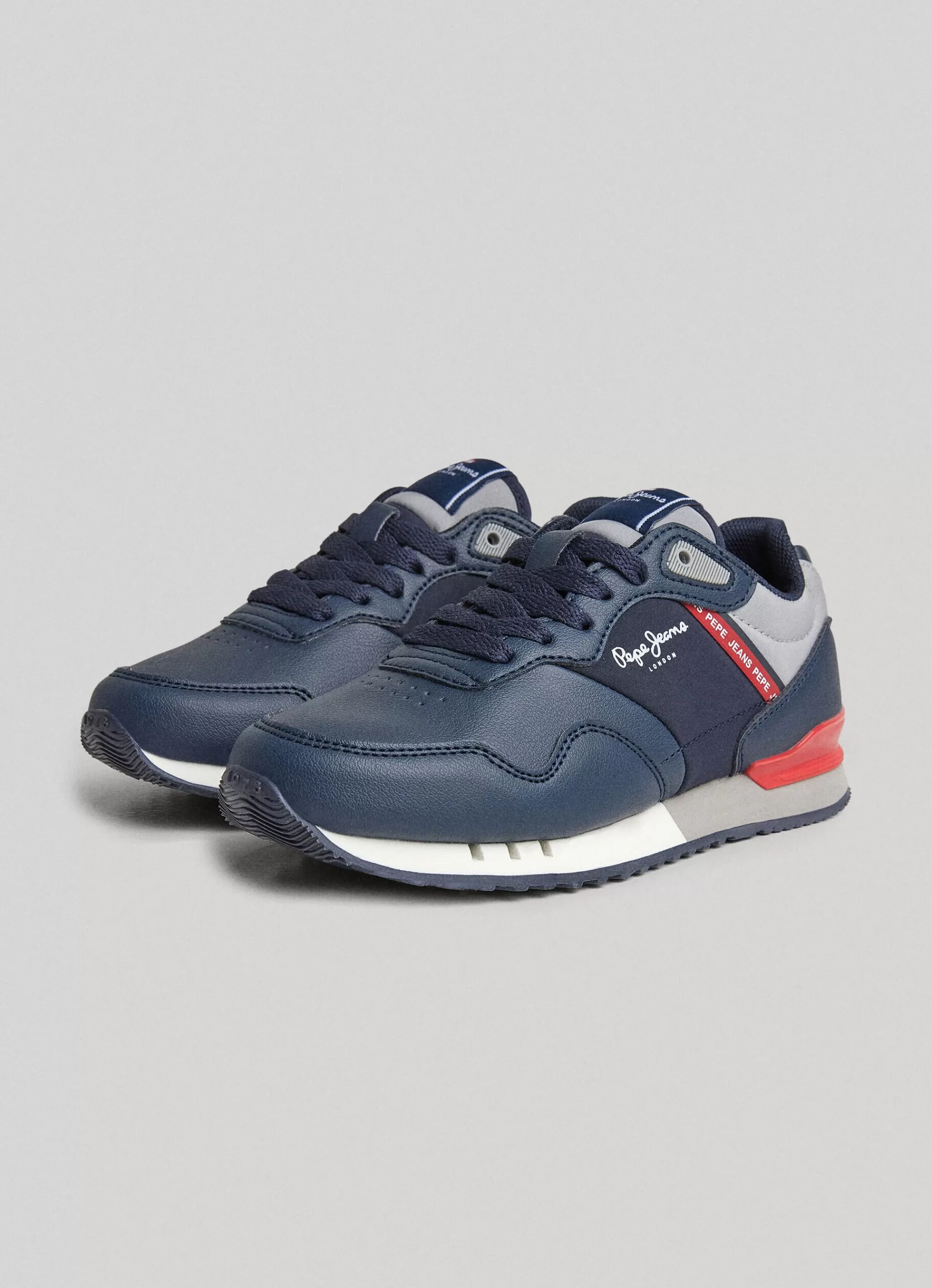 Footwear*KIDS Pepe Jeans LONDON BRIGHT RUNNING SHOES Navy