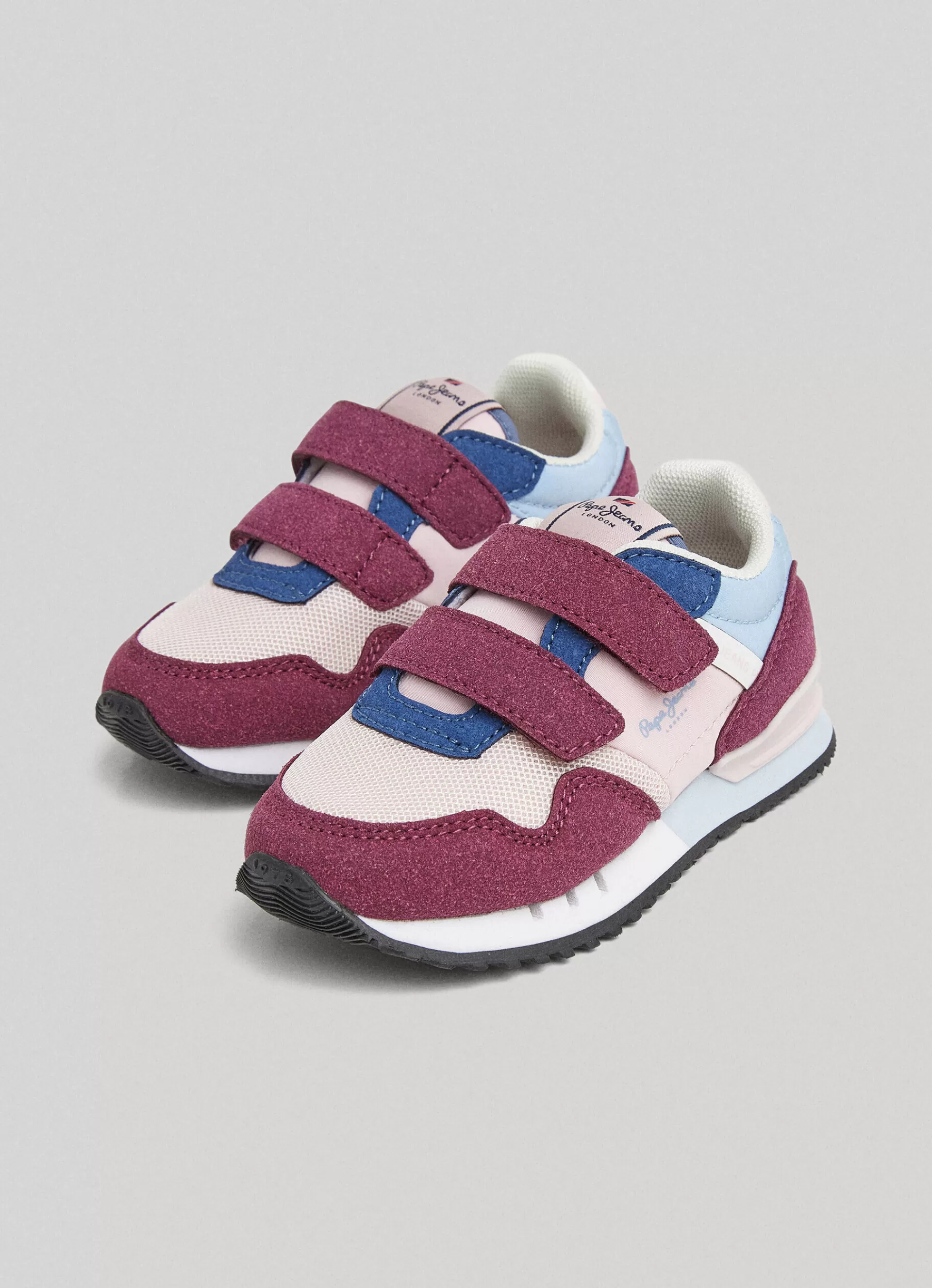 Footwear*KIDS Pepe Jeans LONDON CLASSIC RUNNING SHOES Crushed Berry Red