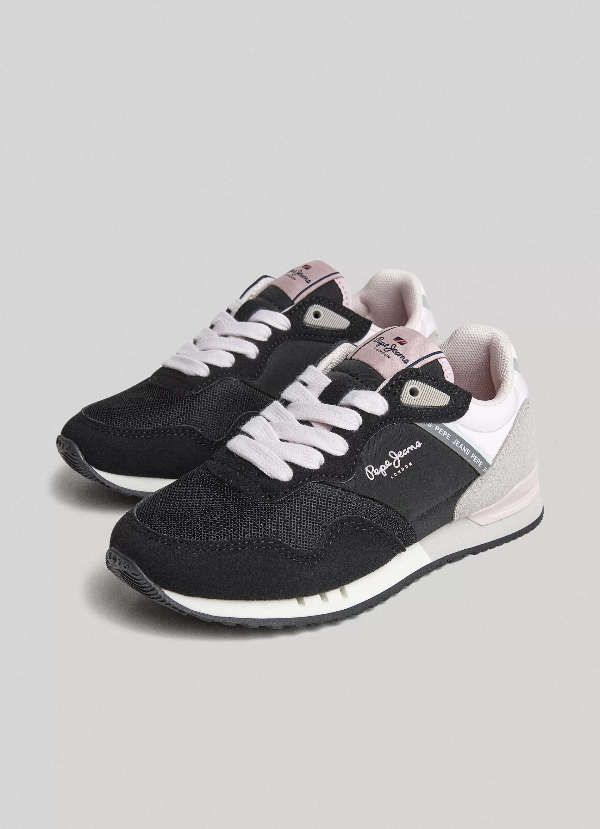 Footwear*KIDS Pepe Jeans LONDON CLASSIC RUNNING SHOES Black