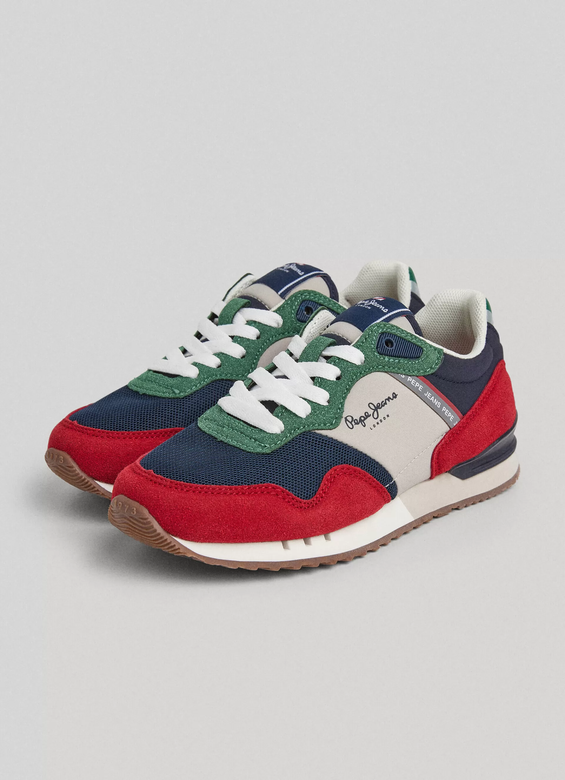 Footwear*KIDS Pepe Jeans LONDON FOREST RUNNING SHOES Red