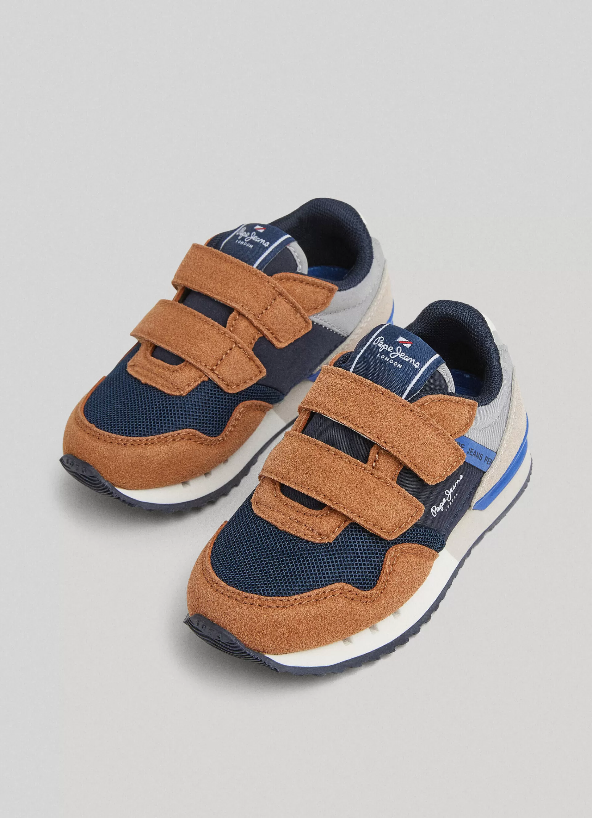 Footwear*KIDS Pepe Jeans LONDON FOREST RUNNING SHOES Cognac Brown