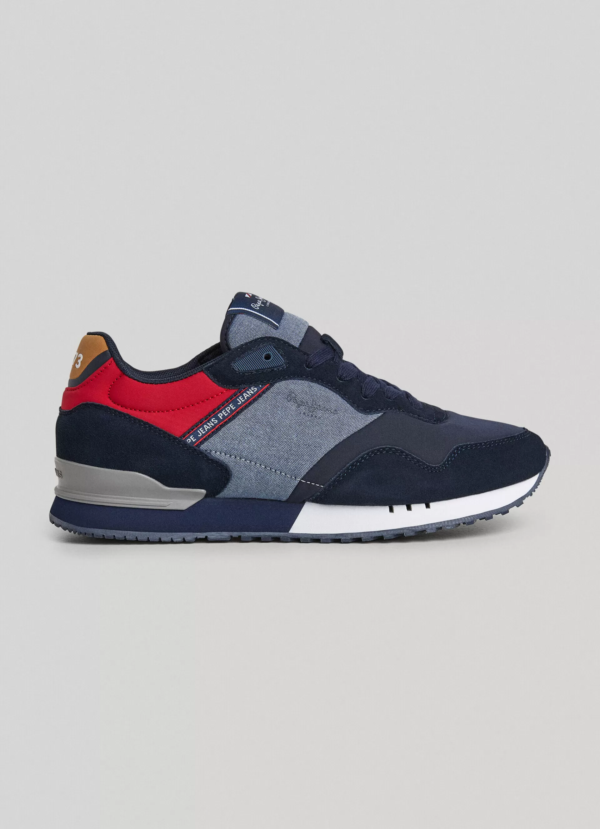 Sneakers*Men Pepe Jeans LONDON ONE RUNNING SHOES Navy