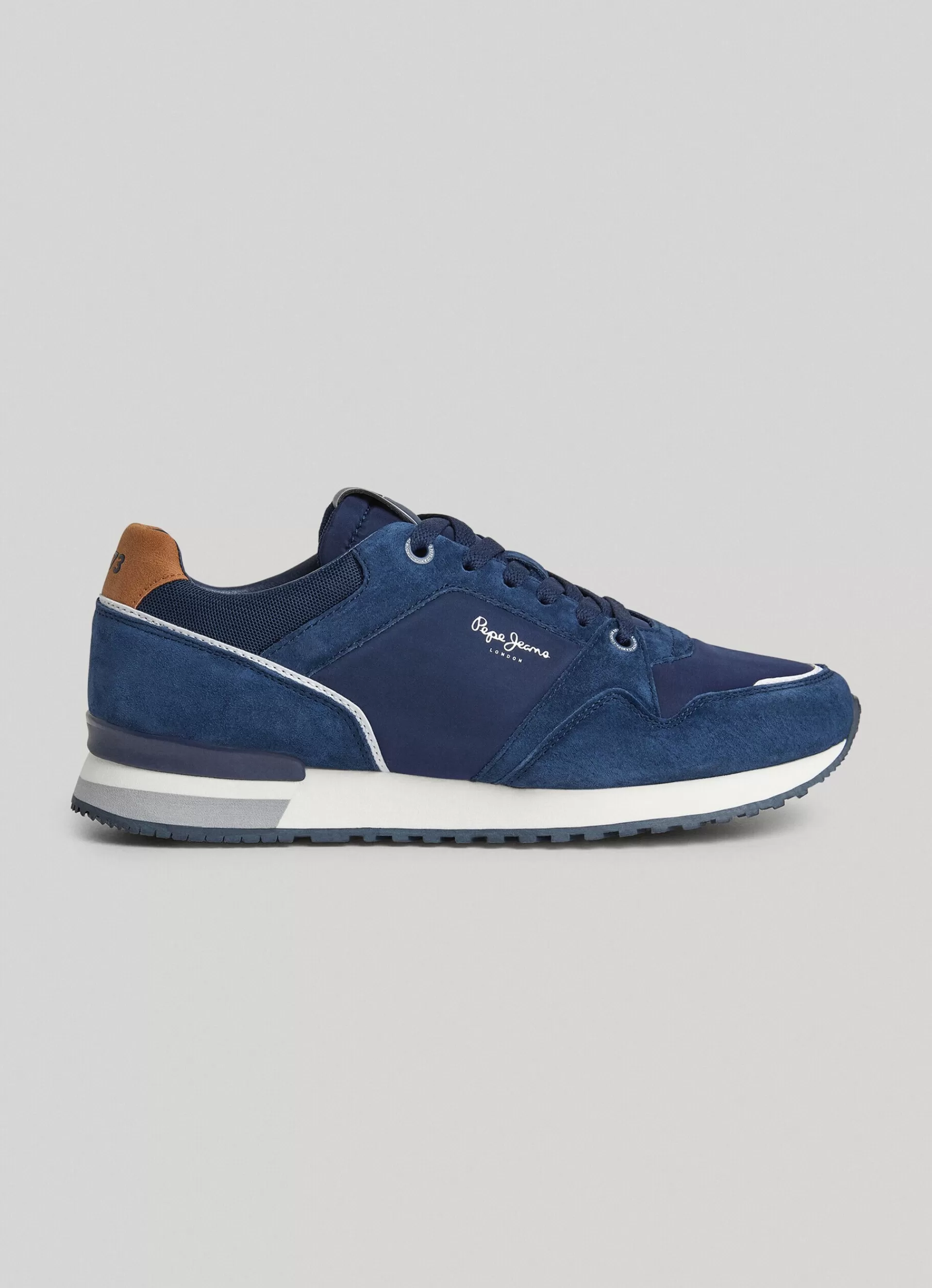 Sneakers*Men Pepe Jeans LONDON ROAD RUNNING SHOES Navy