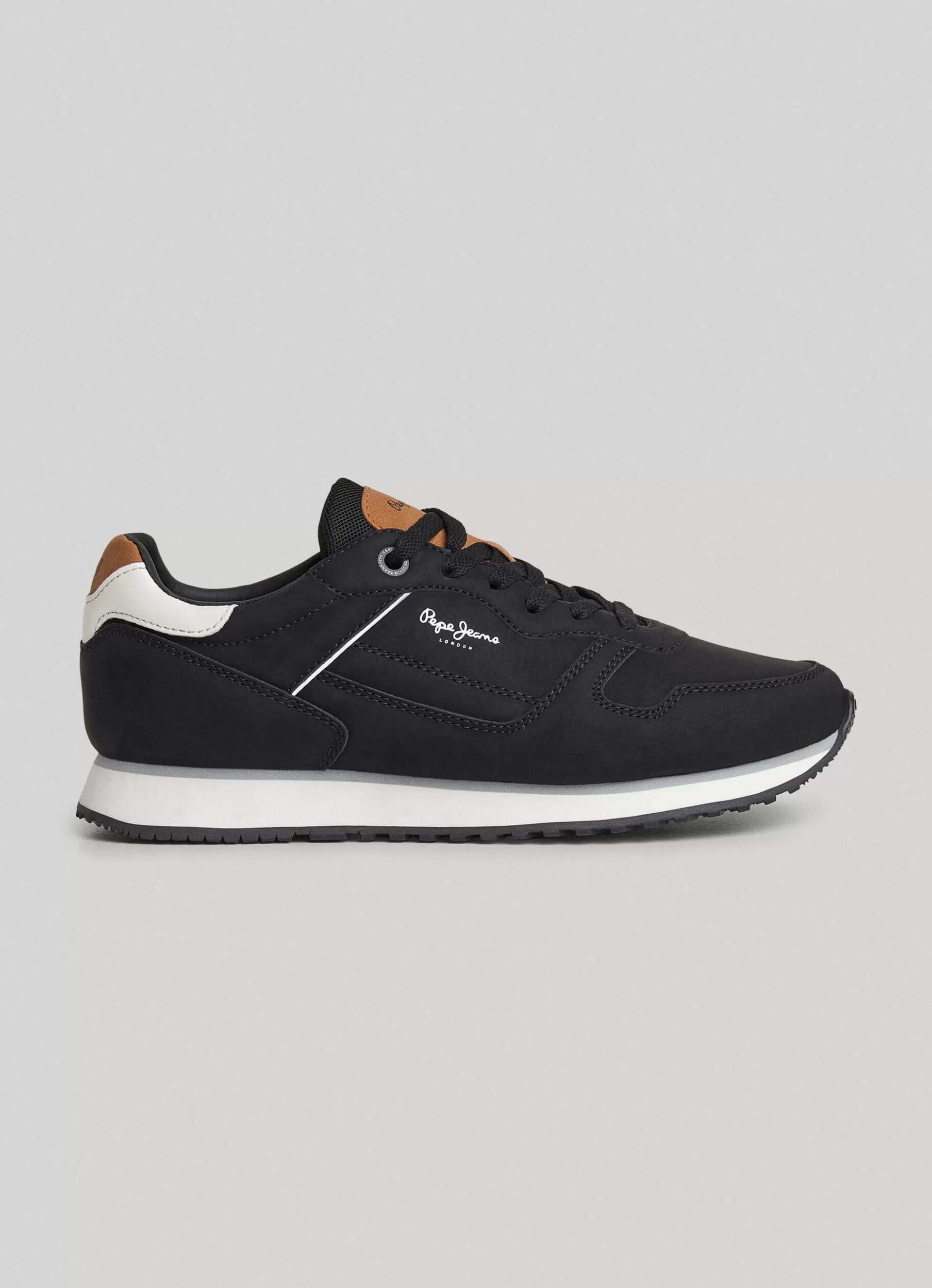 Sneakers*Men Pepe Jeans LONDON STREET RUNNING SHOES Black