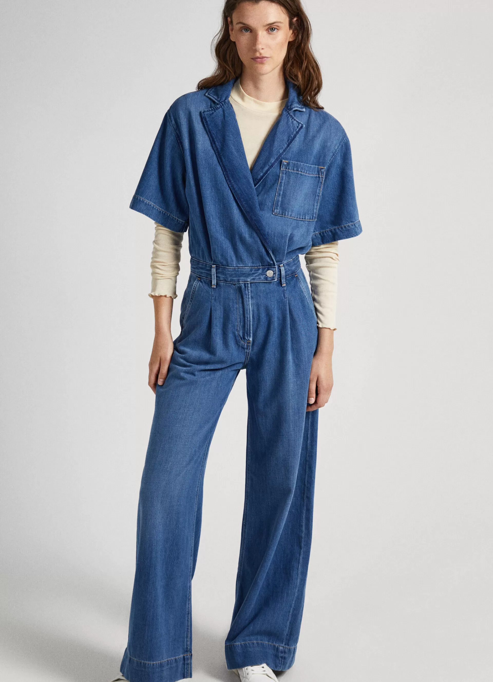 Dresses & Jumpsuits*Women Pepe Jeans LONG JUMPSUIT Denim