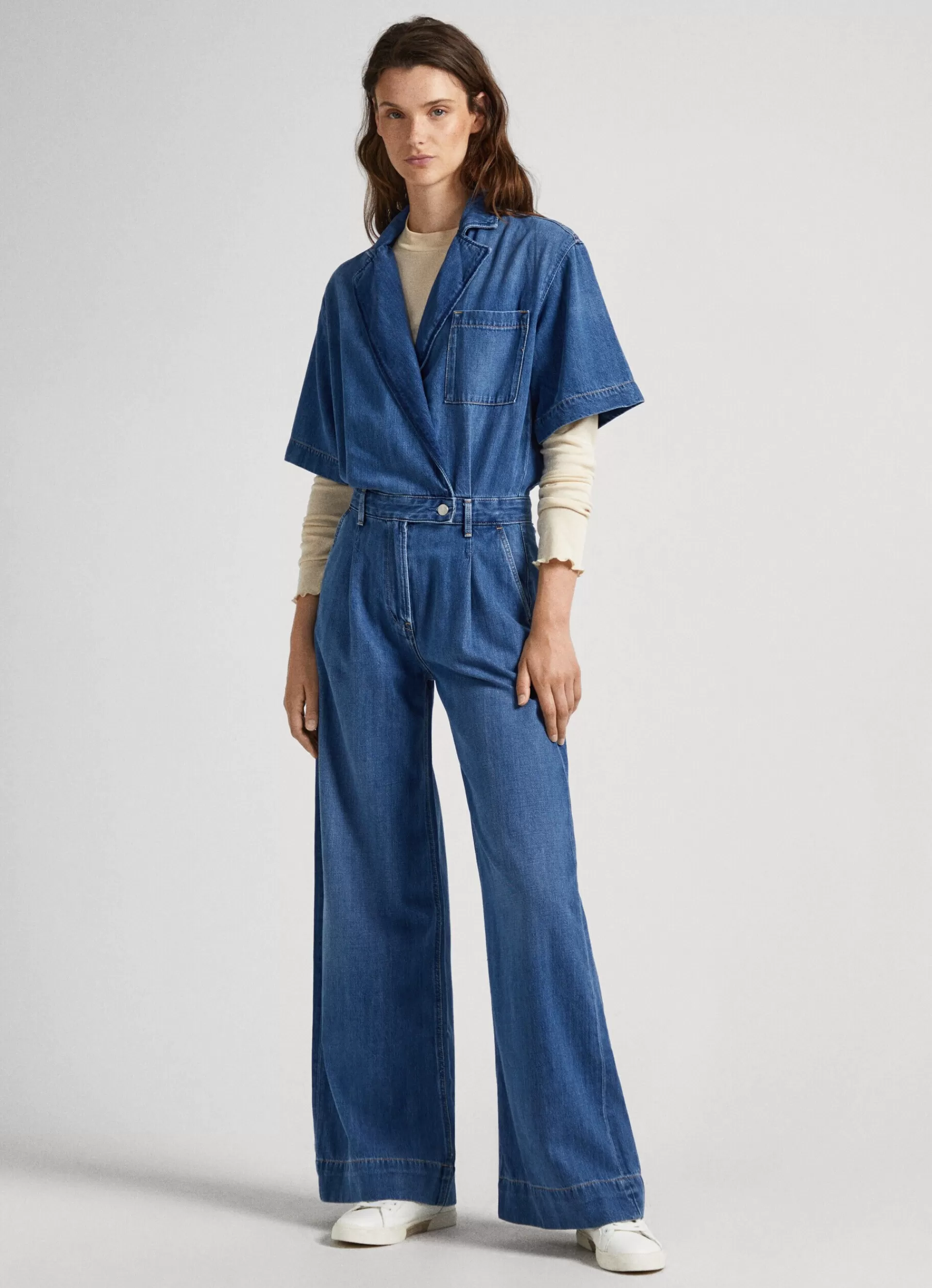 Dresses & Jumpsuits*Women Pepe Jeans LONG JUMPSUIT Denim