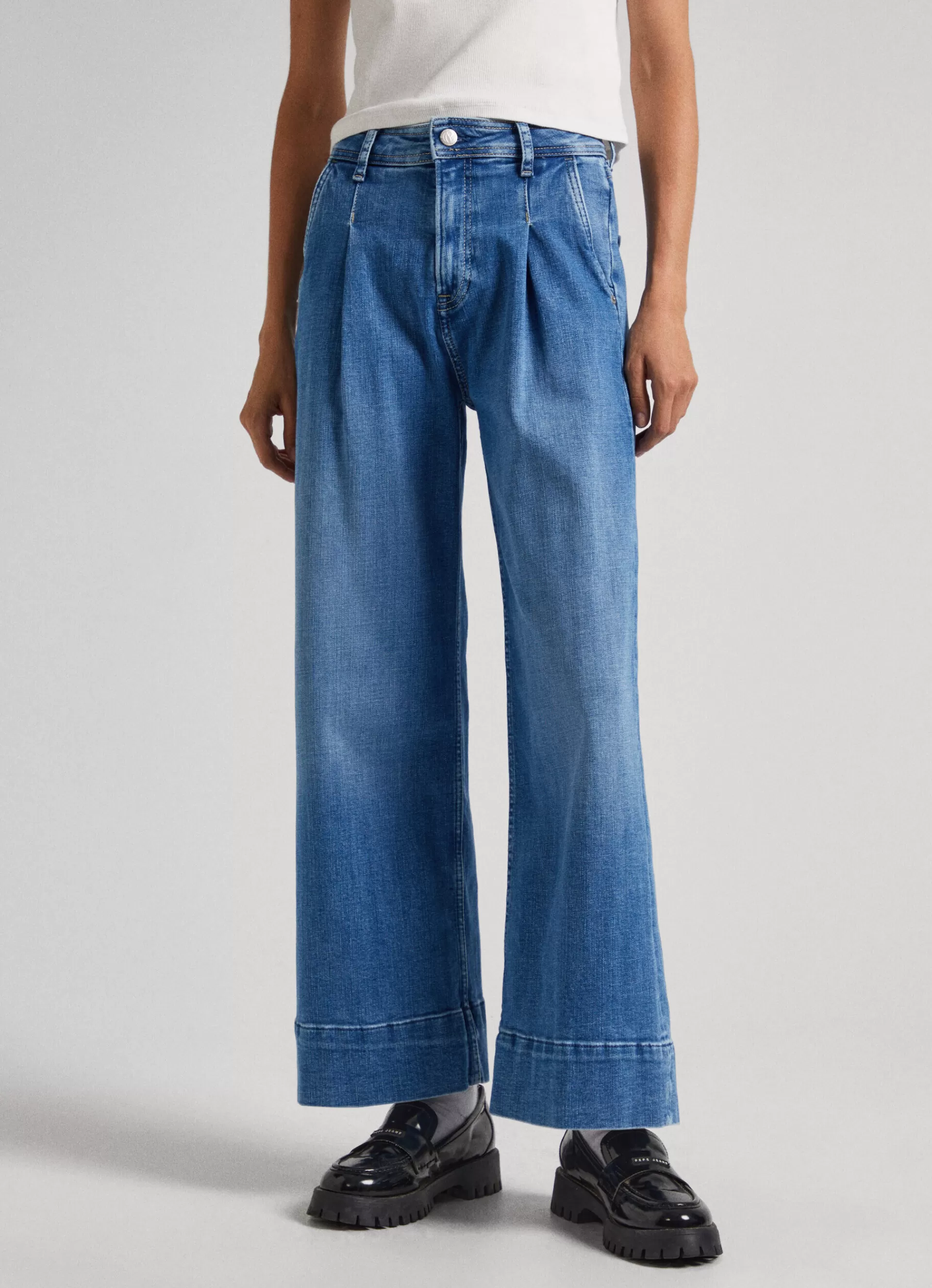 Trends | Jeans*Women Pepe Jeans LUCY WIDE FIT HIGH-RISE JEANS Denim