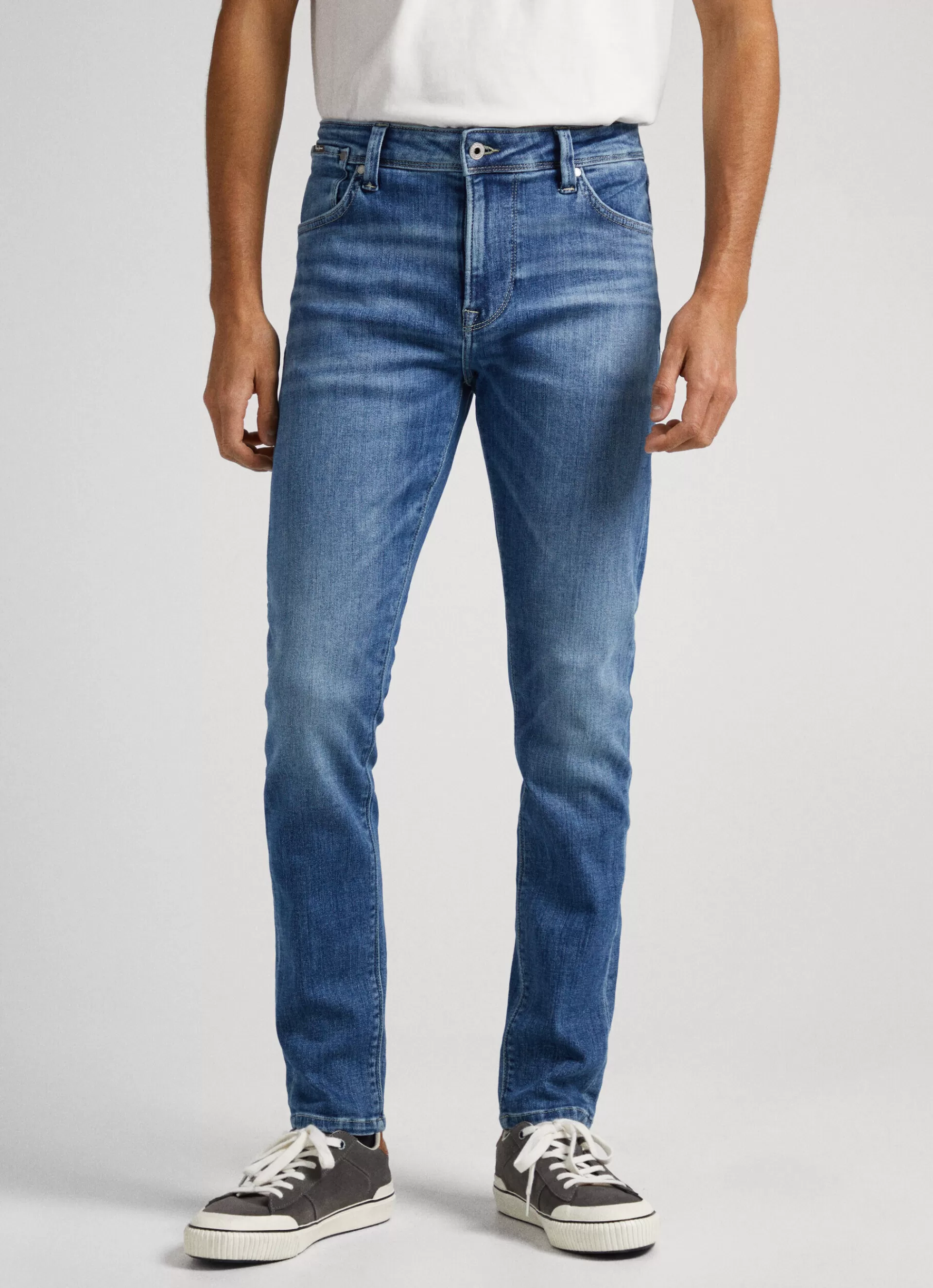 Skinny | Jeans*Men Pepe Jeans MASON SKINNY FIT MID-RISE JEANS Denim