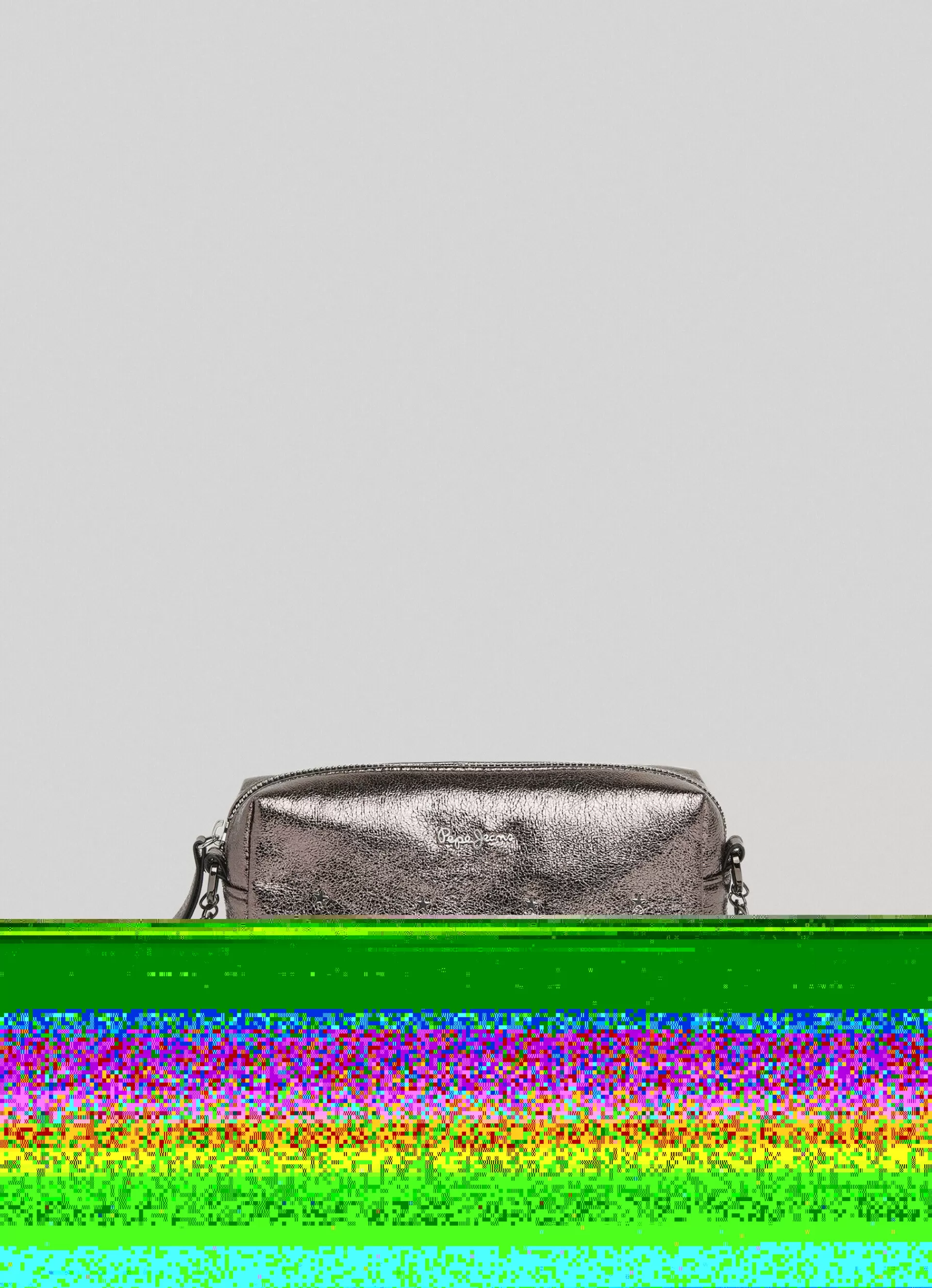 Bags & Backpacks*Women Pepe Jeans METALLIC CAMERA BAG Chrome Grey