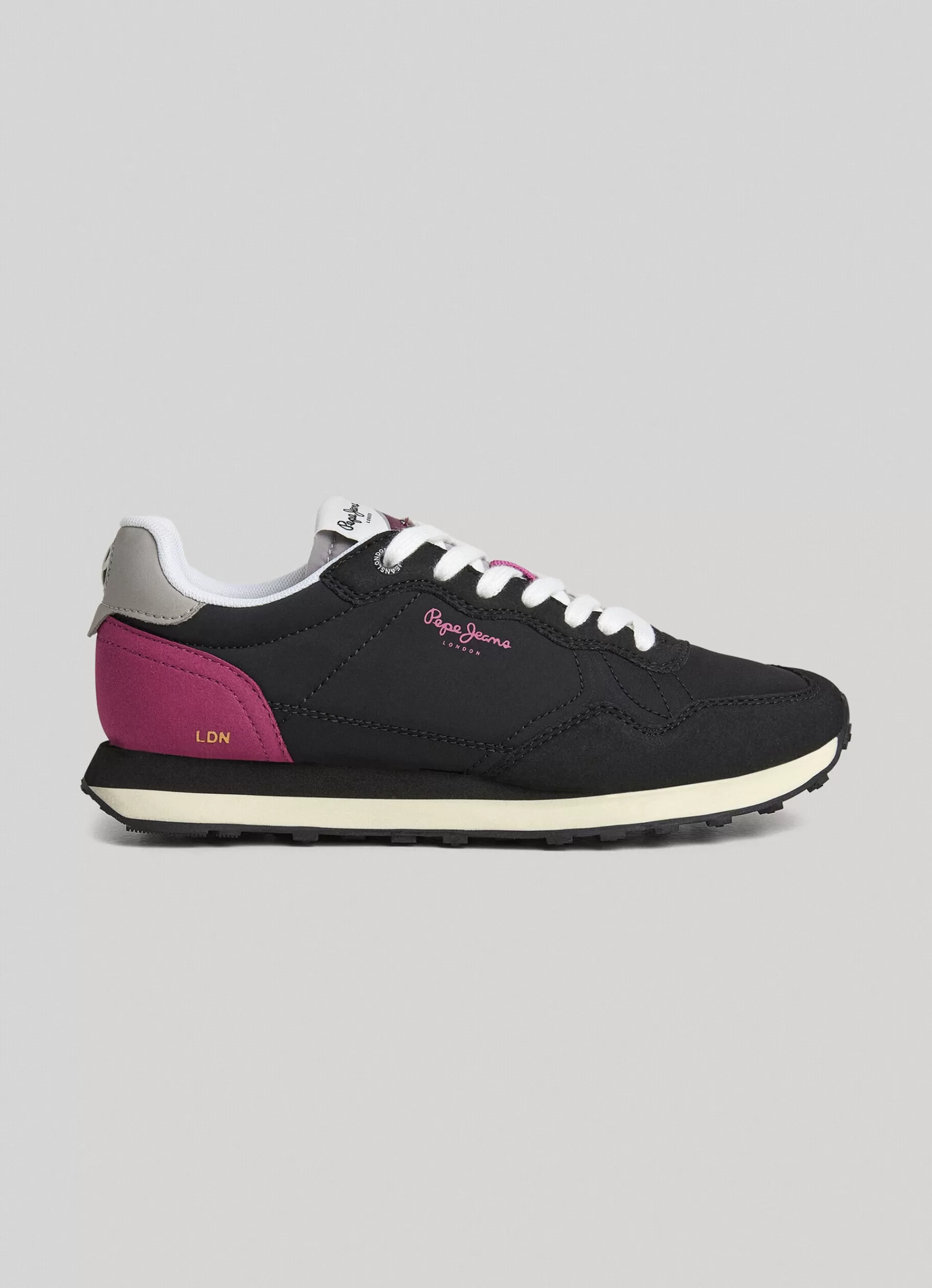 Sneakers*Women Pepe Jeans NATCH ONE RUNNING SHOES Black